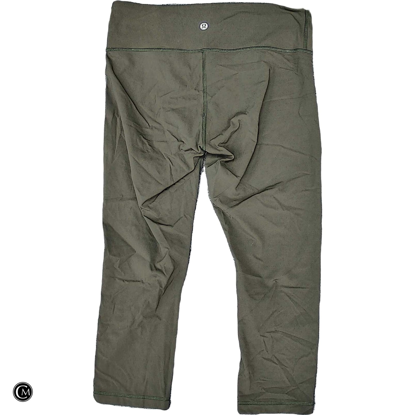 Athletic Leggings By Lululemon In Green, Size: M