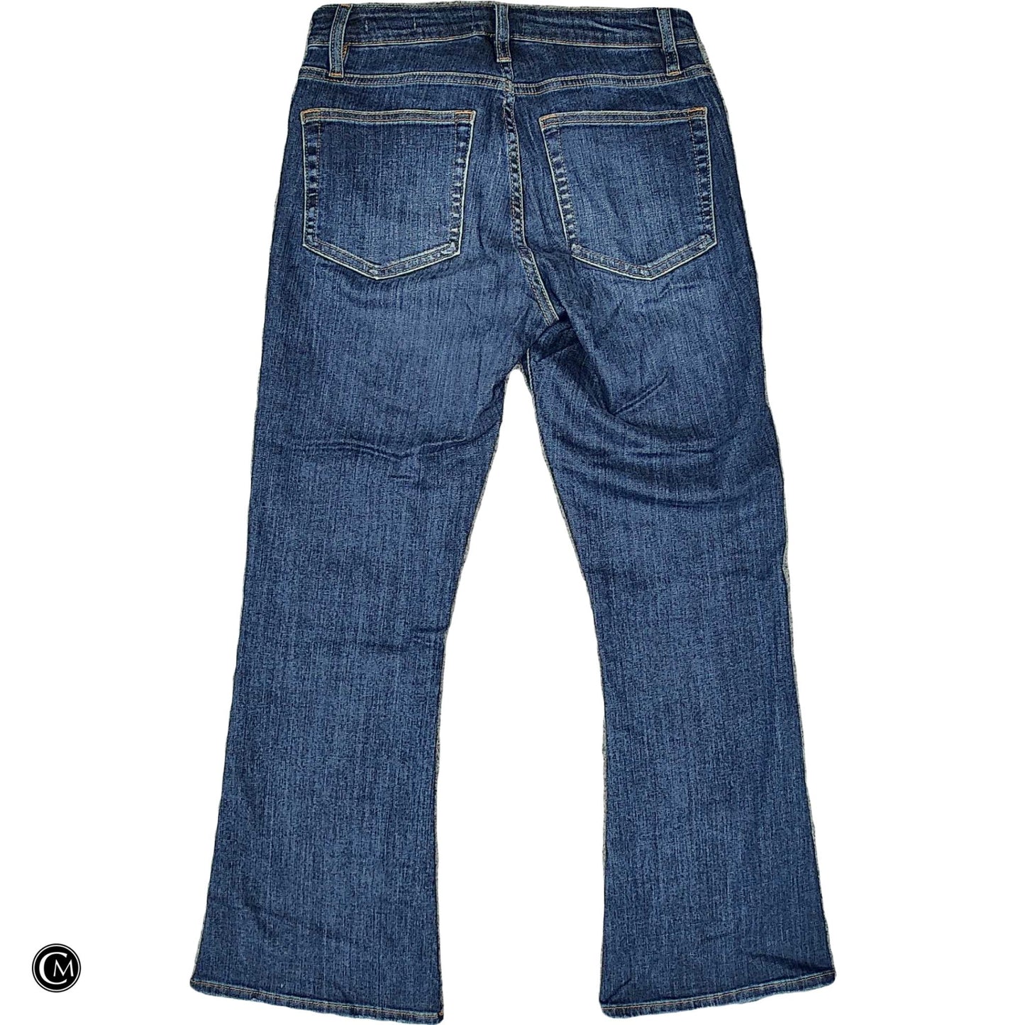 Jeans Boot Cut By Frame In Blue Denim, Size: 4