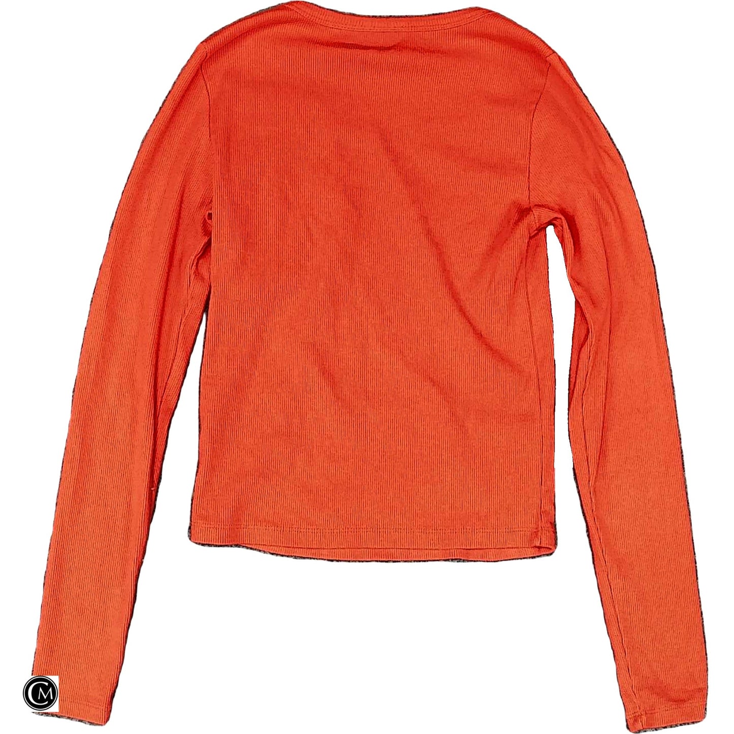 Top Ls Basic By Maeve In Orange, Size: Xs