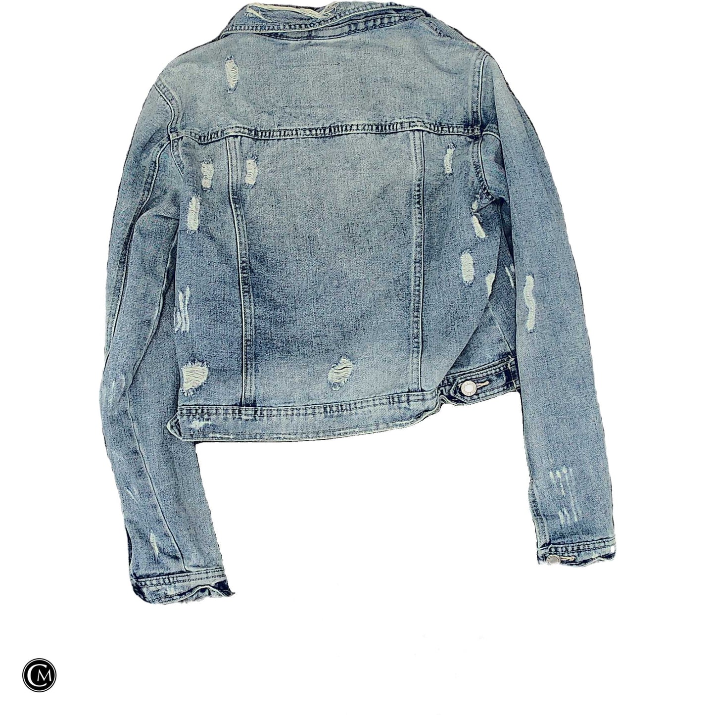 Jacket Denim By Clothes Mentor In Blue Denim, Size: M image 2