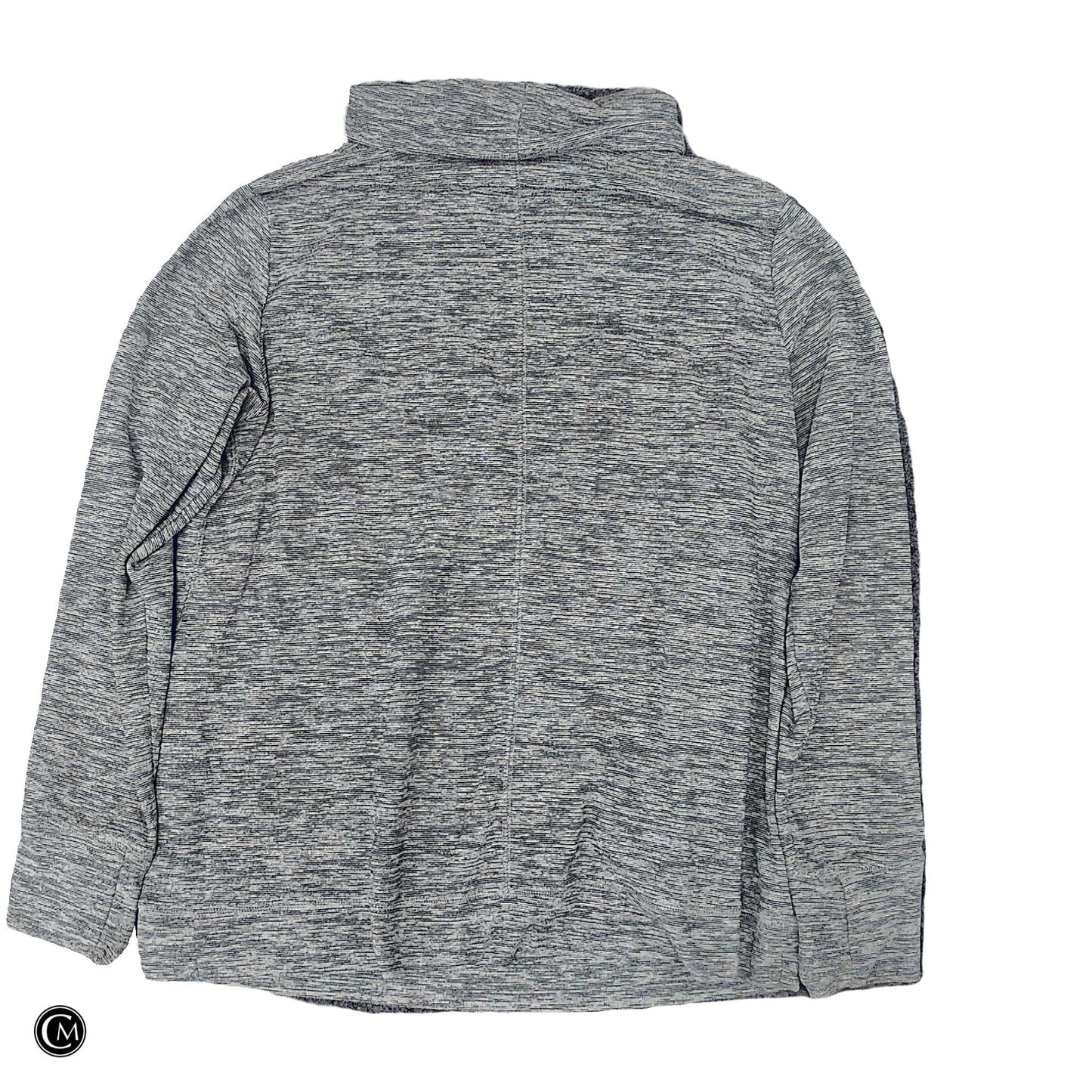 Athletic Sweatshirt Collar By Tek Gear In Grey, Size: L image 2