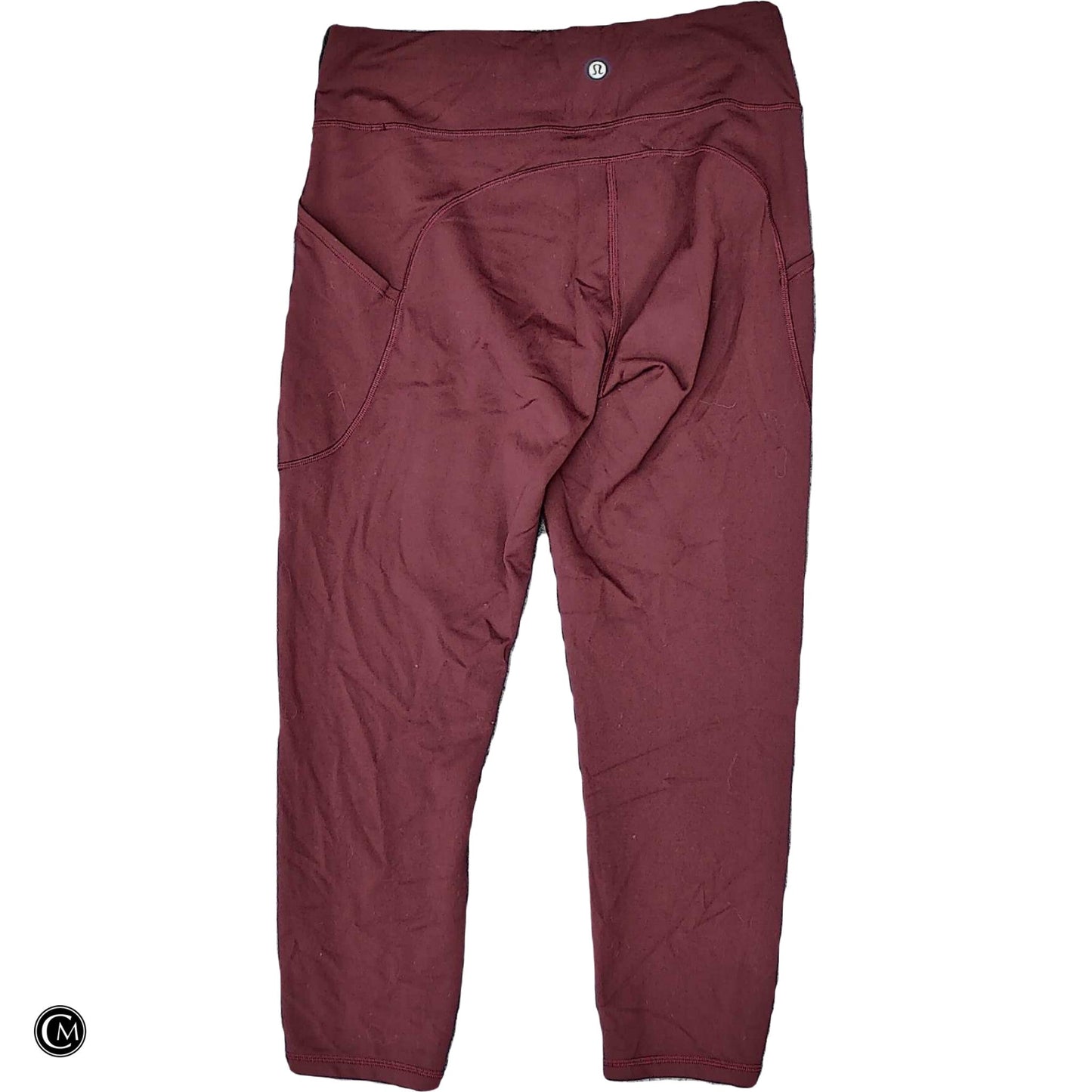 Athletic Leggings Capris By Lululemon In Purple, Size: M