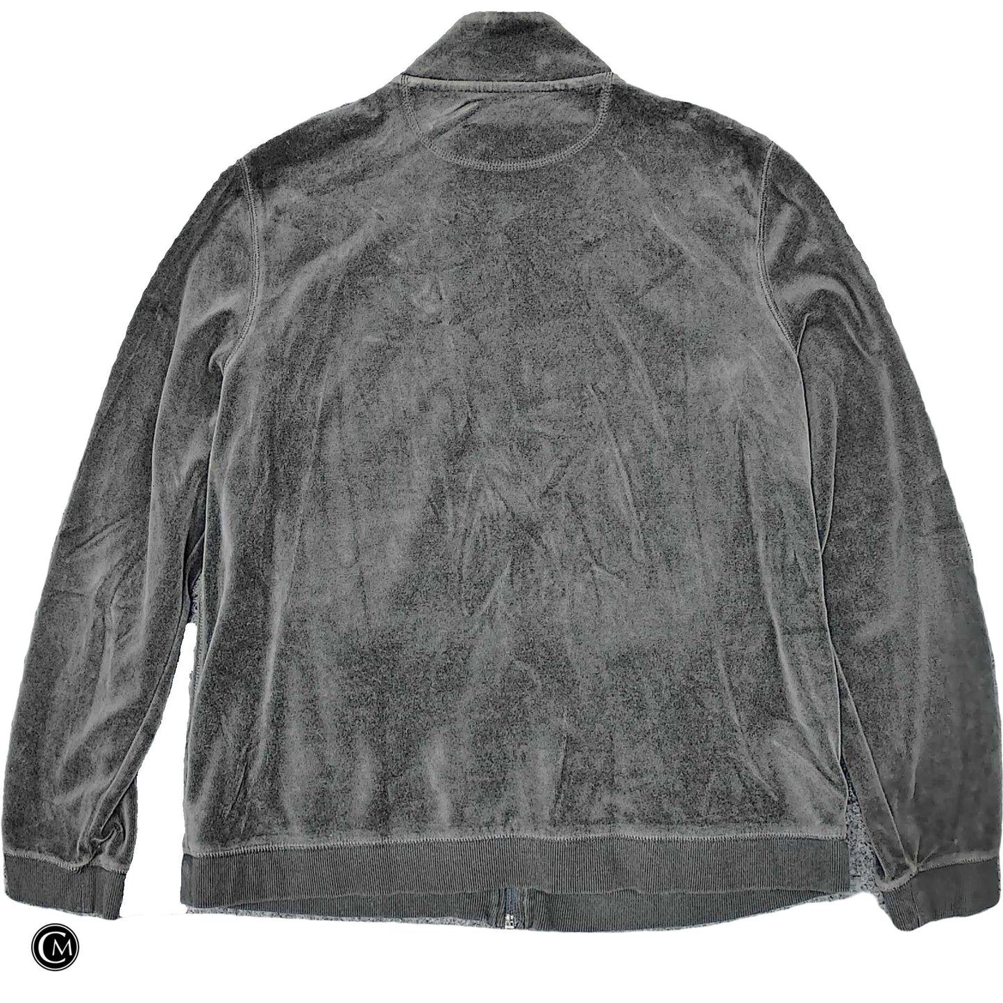 Athletic Jacket By Tek Gear In Grey, Size: Xl image 2
