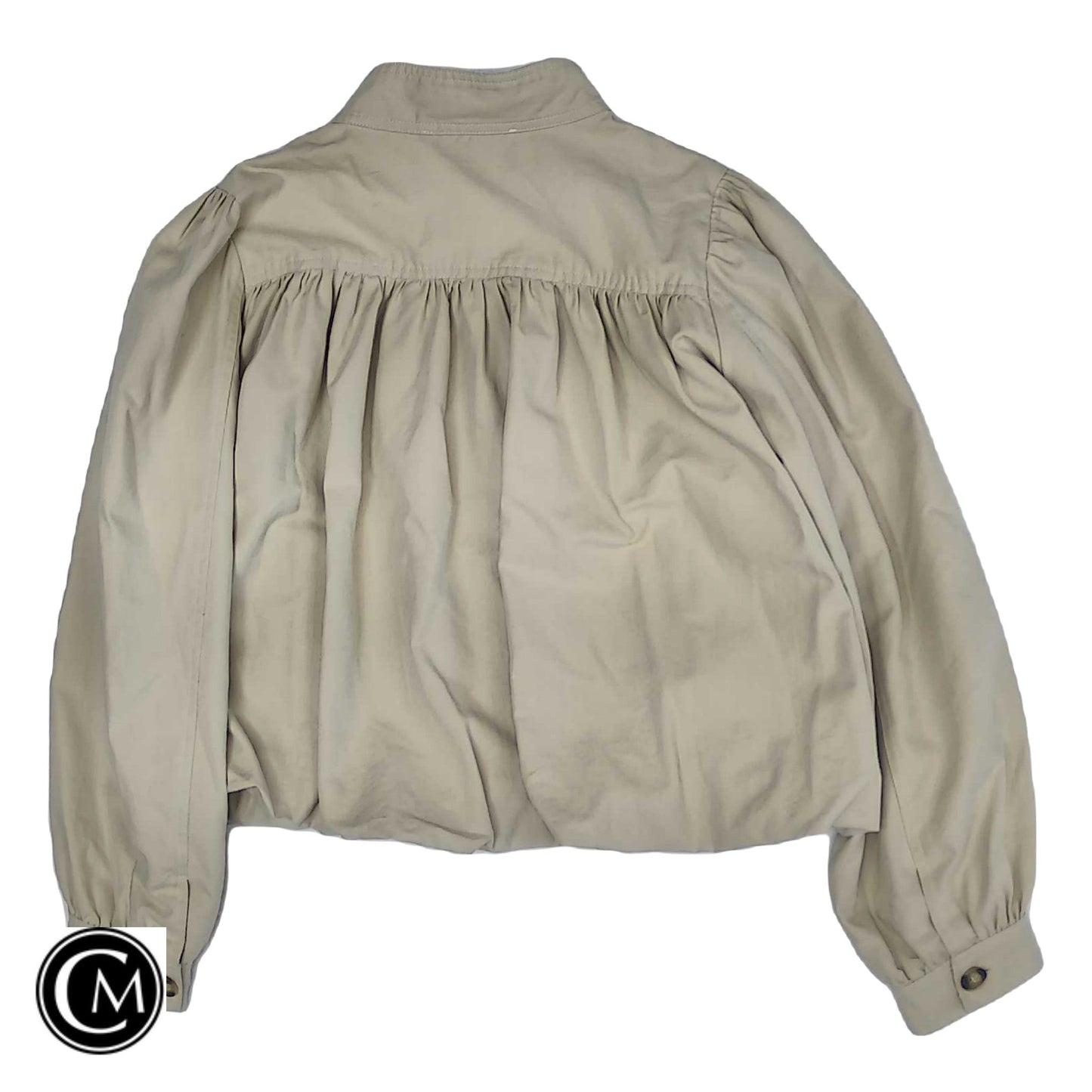 Jacket Shirt By Cmc In Tan, Size: S