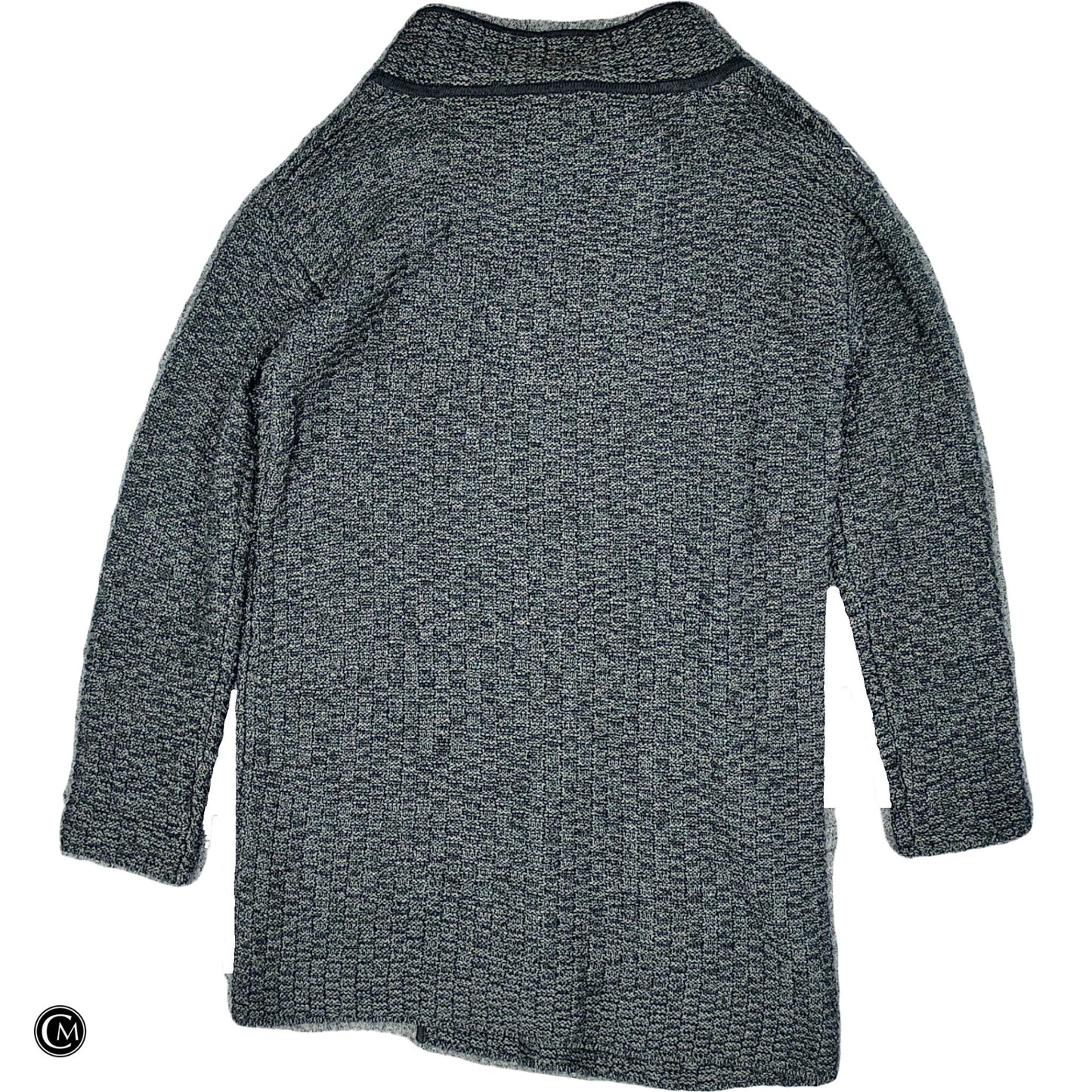 Sweater Cardigan By Nine West In Grey, Size: M