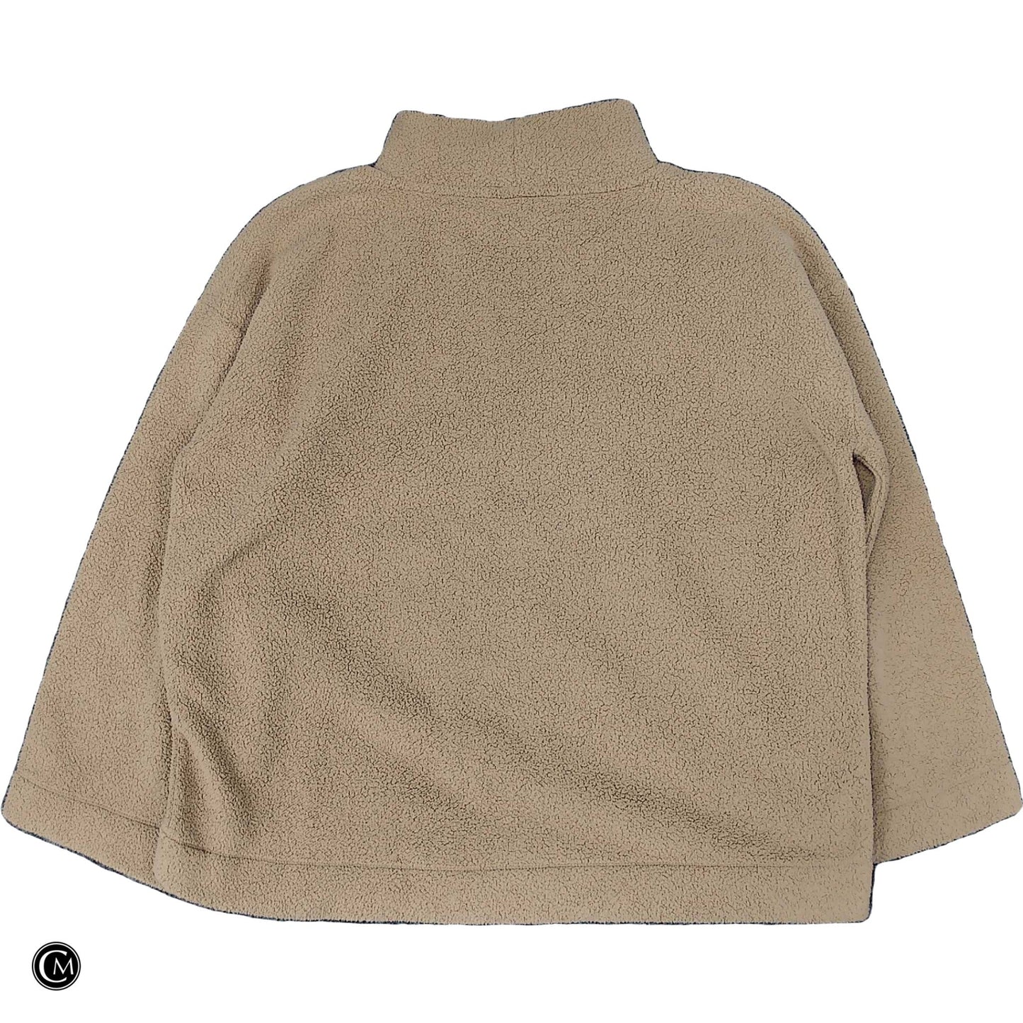 Sweatshirt Collar By Loft In Brown, Size: L