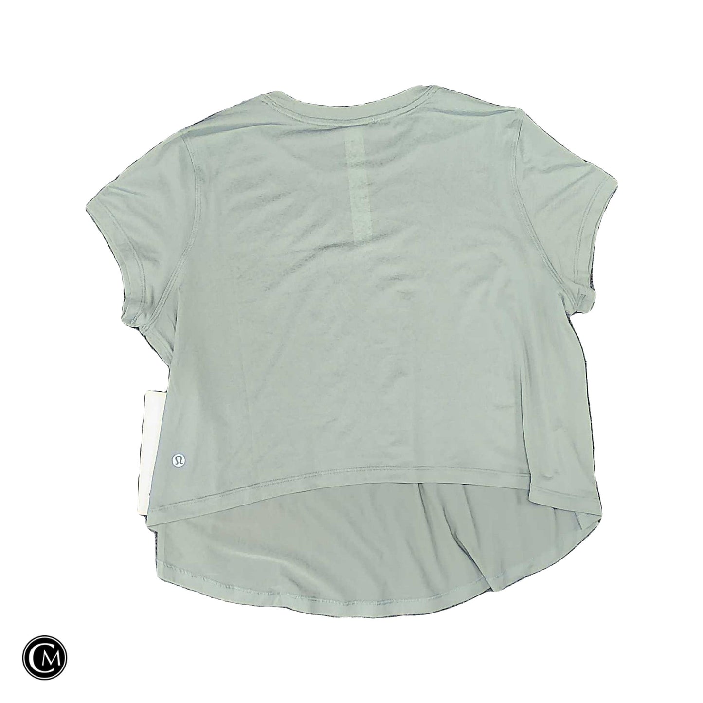 Athletic Top Ss By Lululemon In Green, Size: M