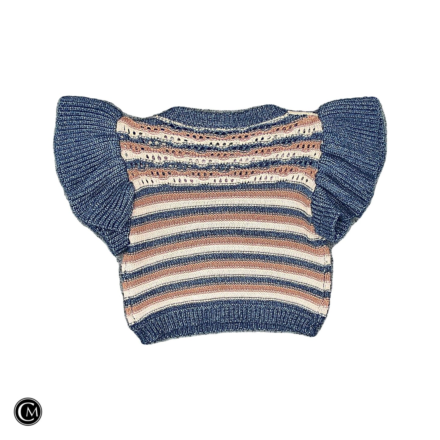Sweater Ss By Entro In Blue & Brown, Size: M
