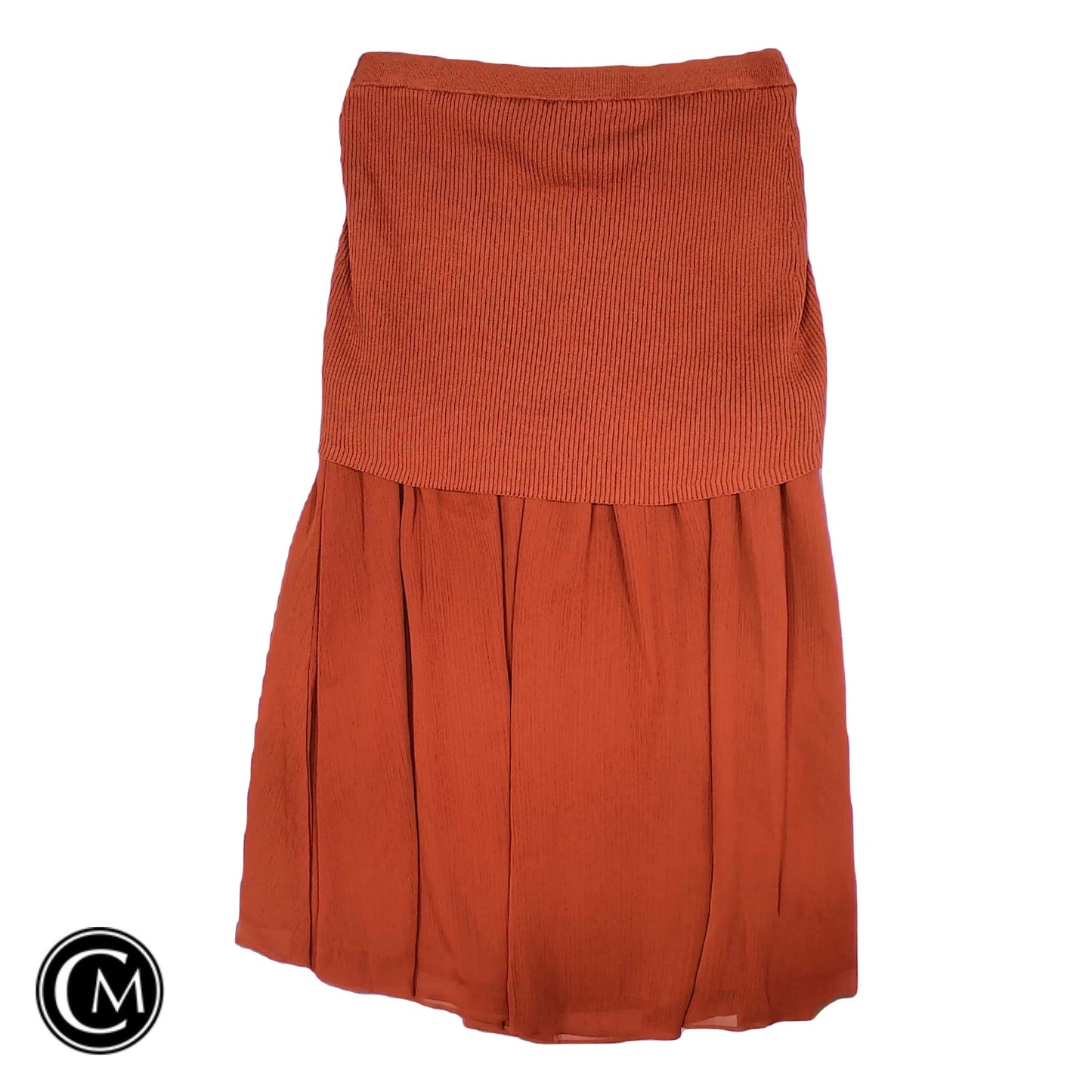 Dress Casual Short By Bcbg In Orange, Size: Xl