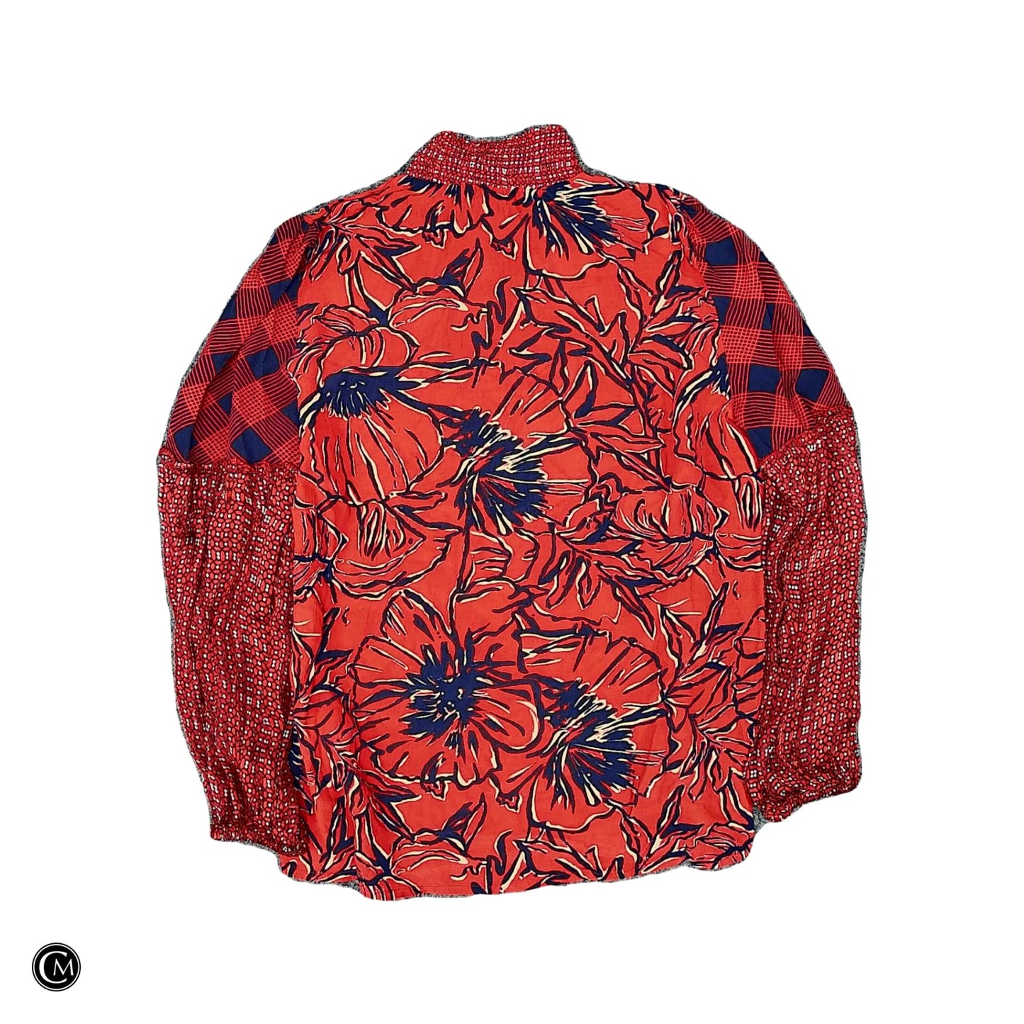 Top Ls By Blank London In Blue & Red, Size: S image 2