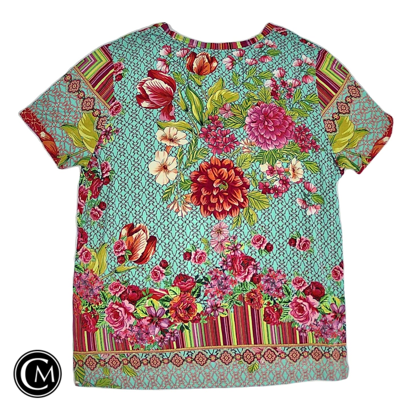 Top Ss Designer By Johnny Was In Multi, Size: L