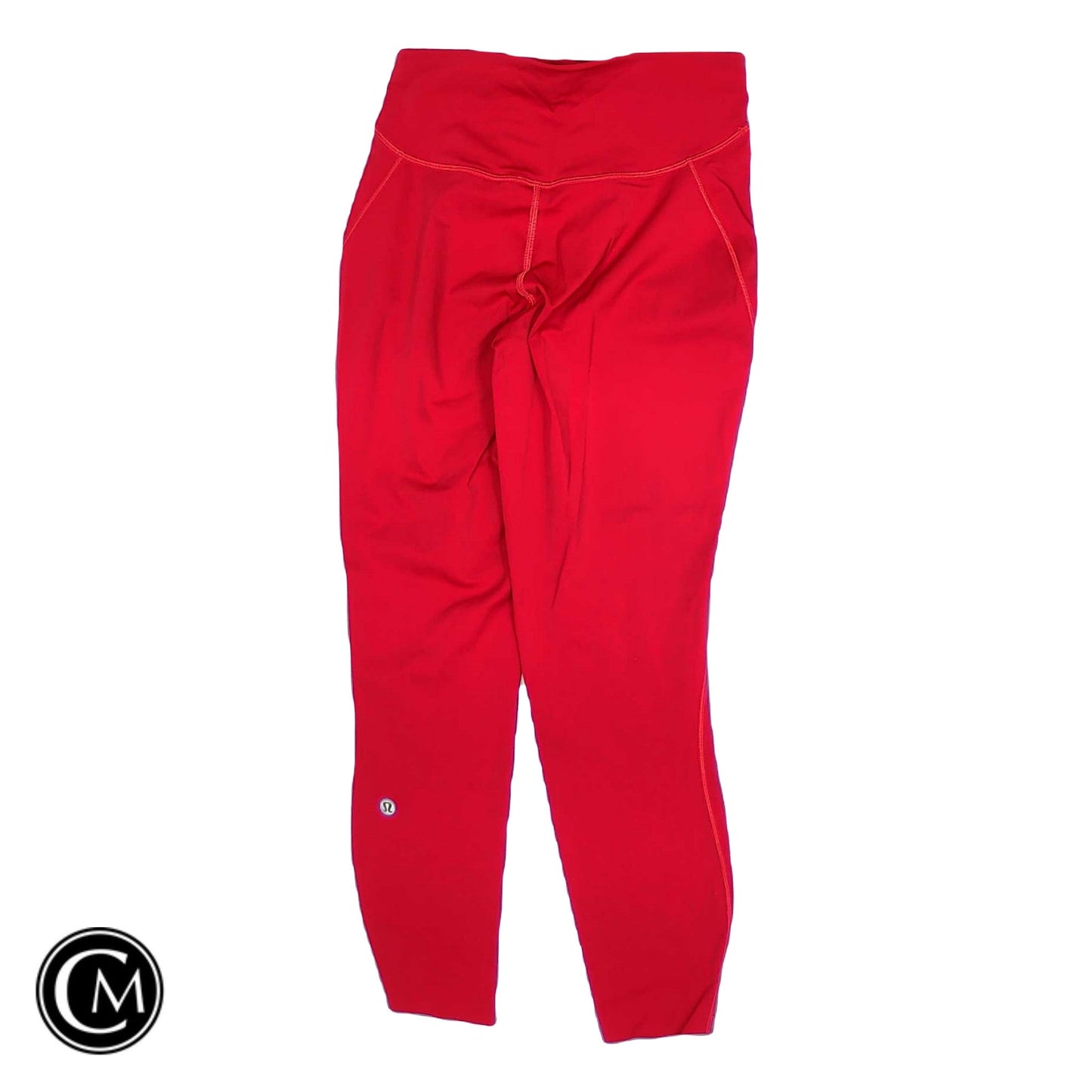 Athletic Leggings By Lululemon In Red, Size: 6