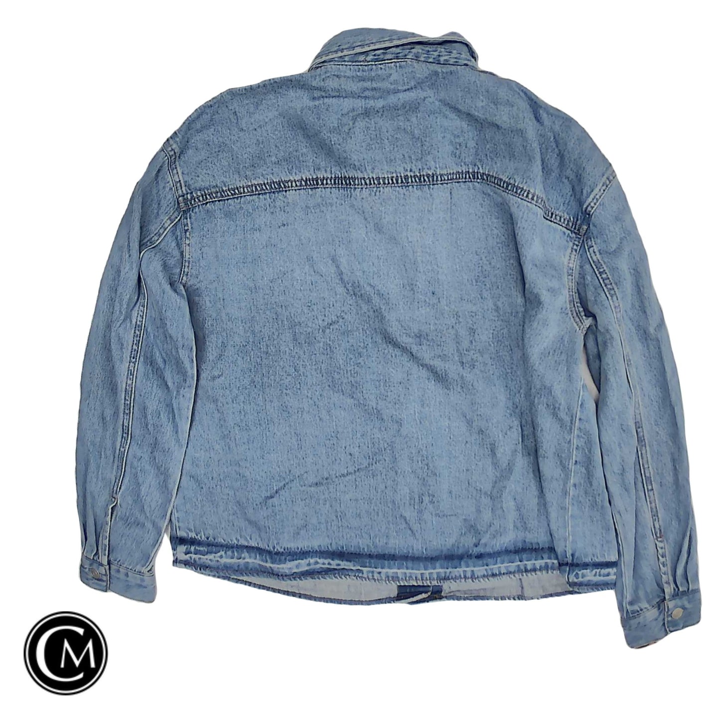 Jacket Shirt By Jane And Delancey In Blue, Size: M