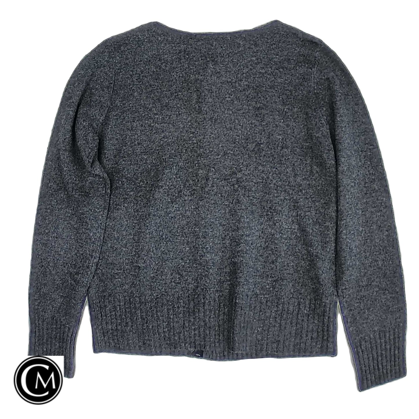 Sweater Cardigan By Bcbg In Grey, Size: S