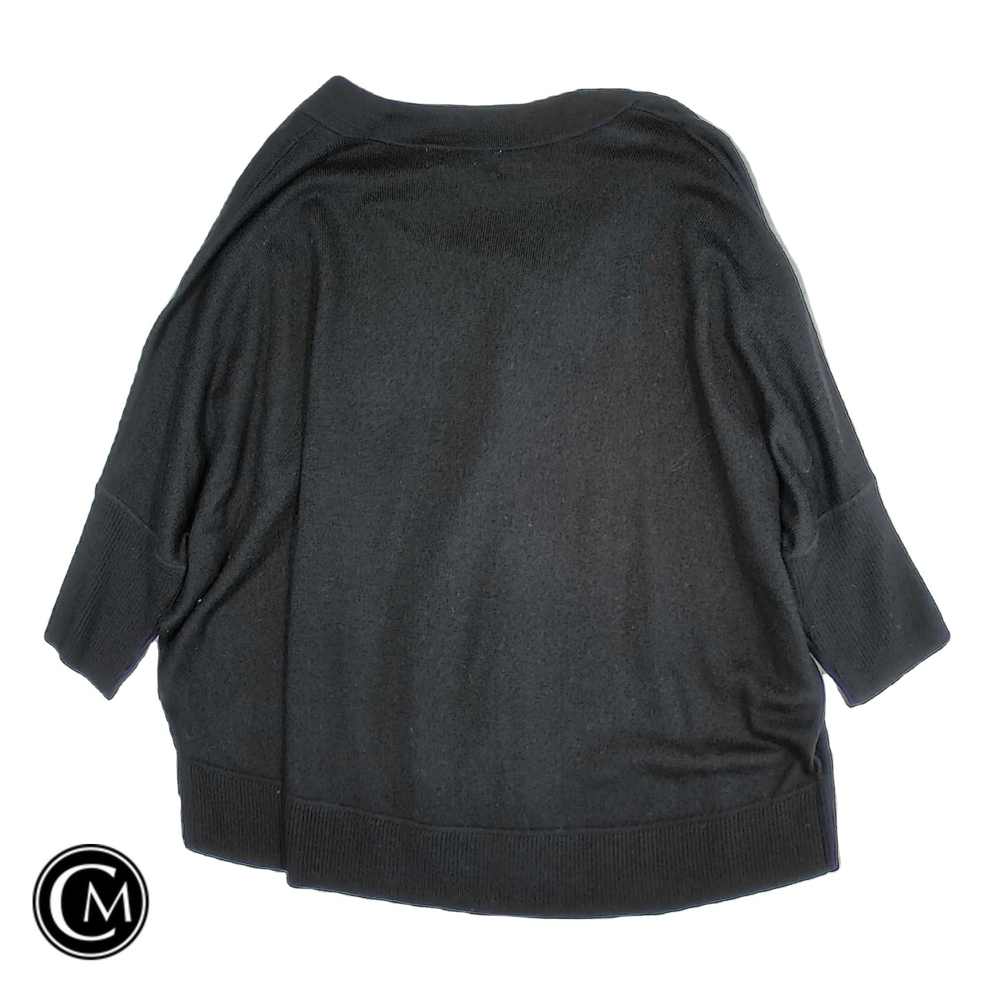 Sweater Ss By Anthropologie In Black, Size: 1x