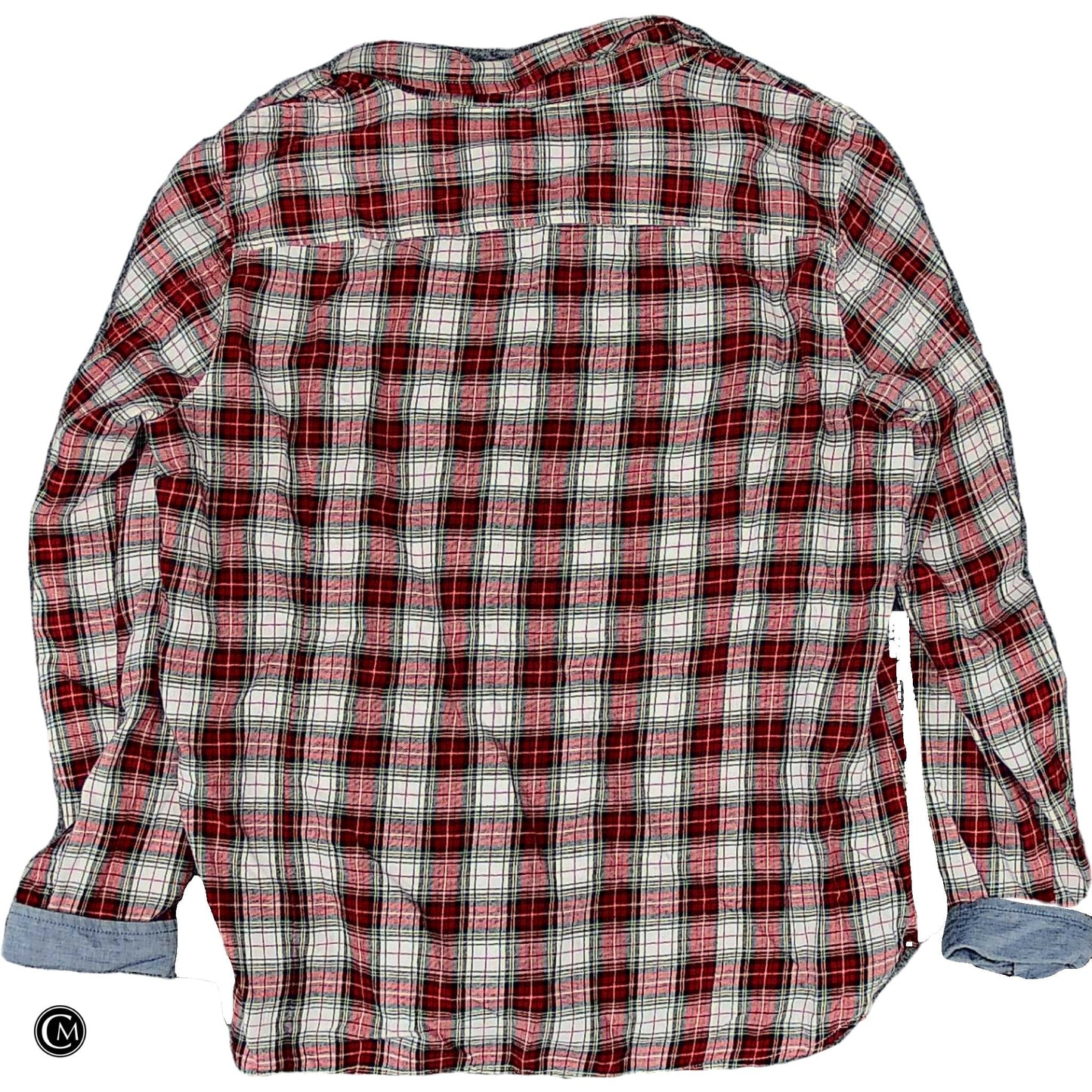Top Ls By Tommy Hilfiger In Plaid Pattern, Size: Xl
