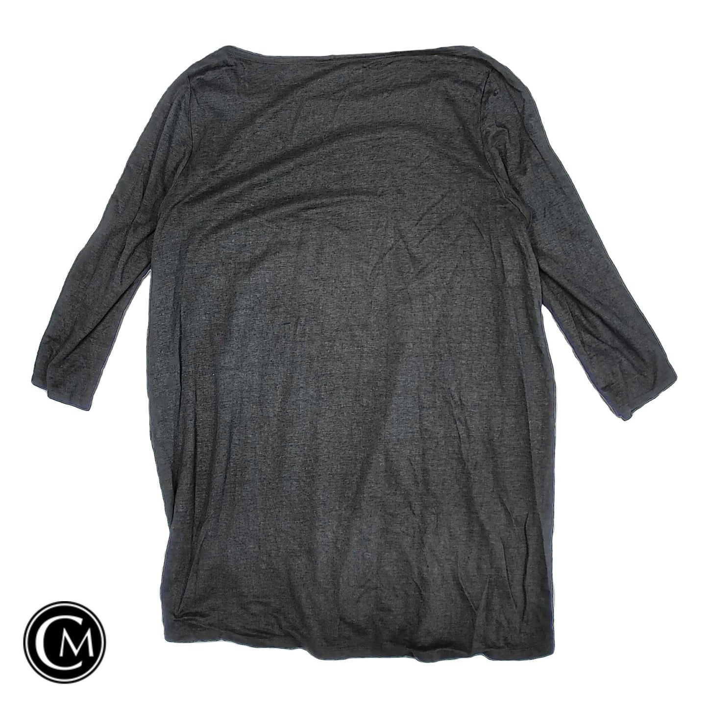 Tunic 3/4 Sleeve By Eileen Fisher In Black, Size: M