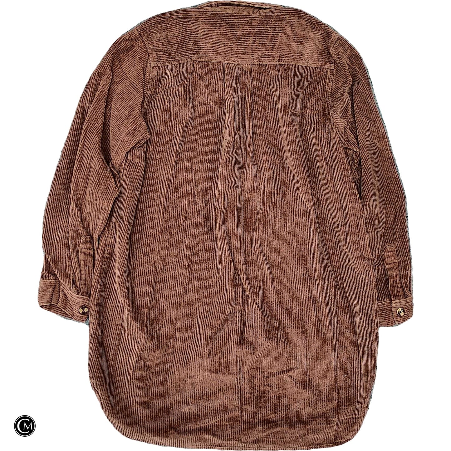 Jacket Shirt In Brown, Size: M