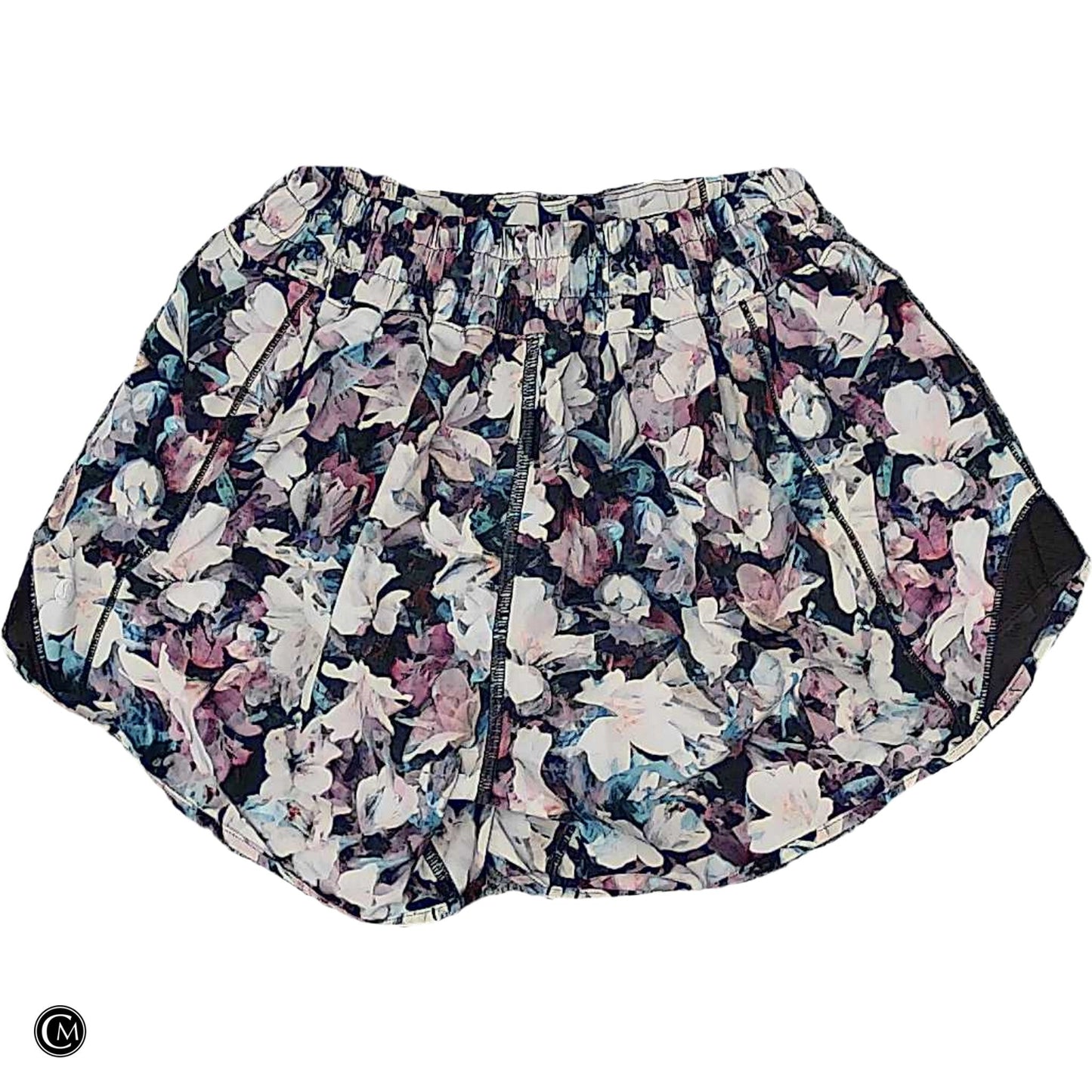Athletic Shorts By Lululemon In Floral Print, Size: S
