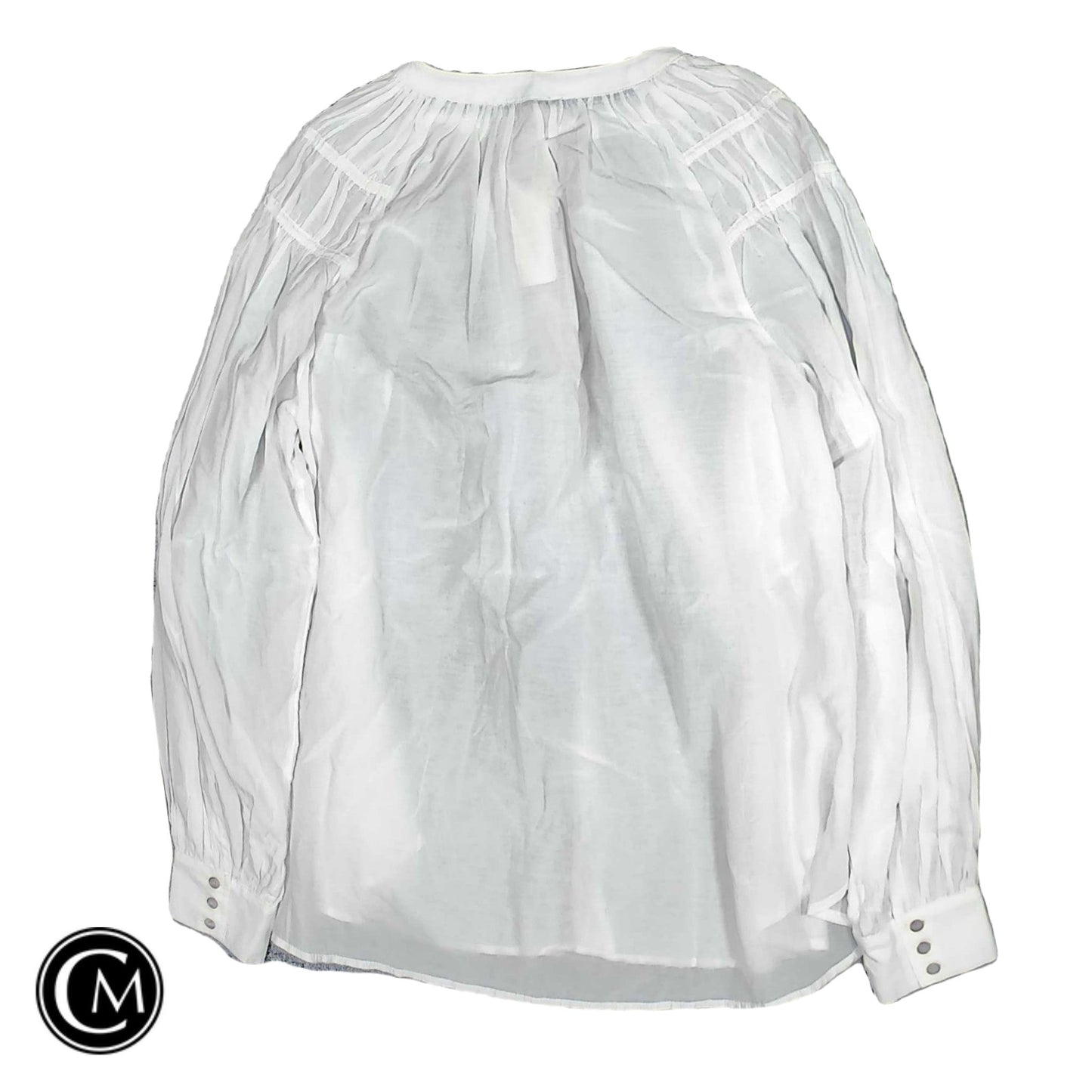 Blouse Ls By Pilcro In Ivory, Size: S