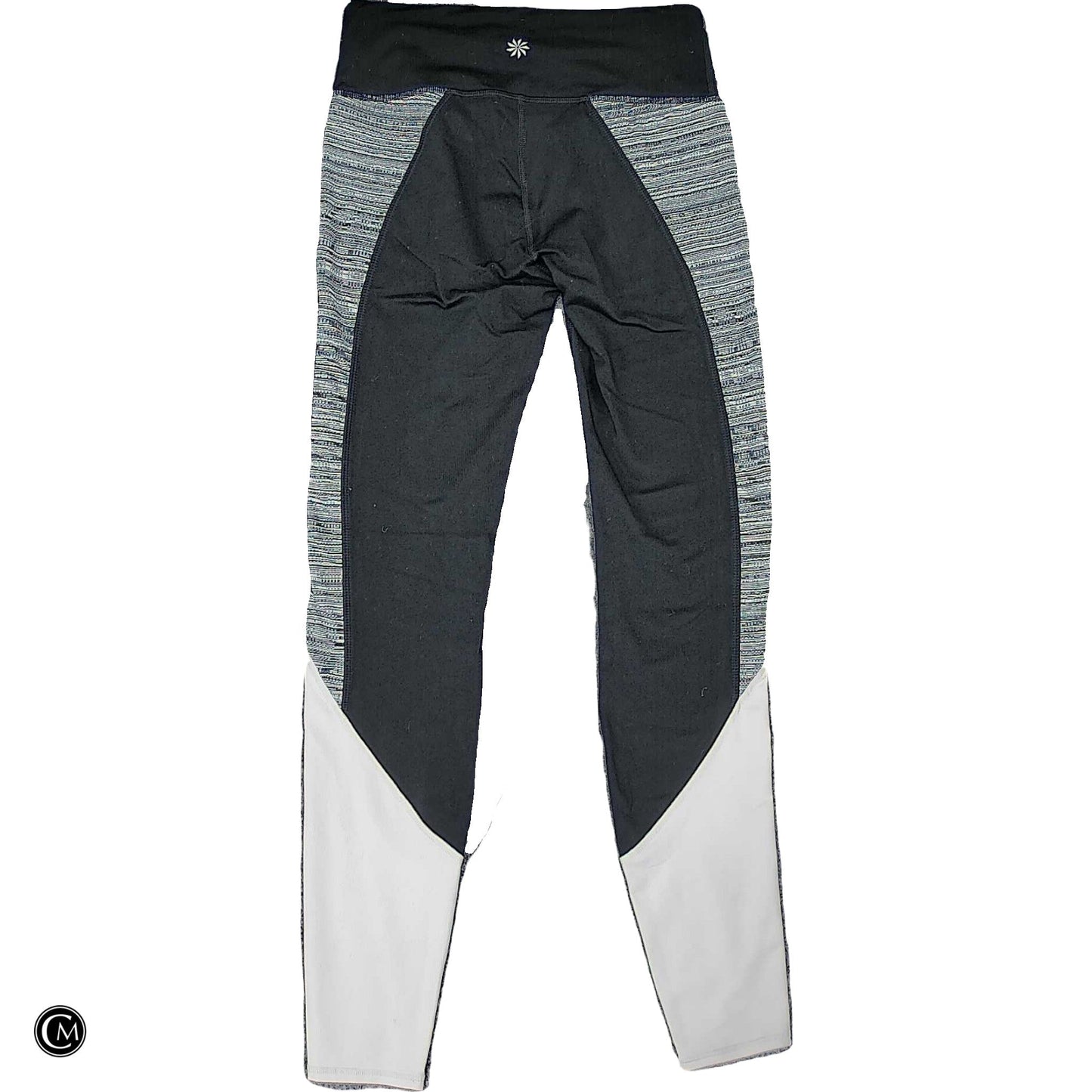 Athletic Leggings By Athleta In Black & Grey, Size: Xs image 2