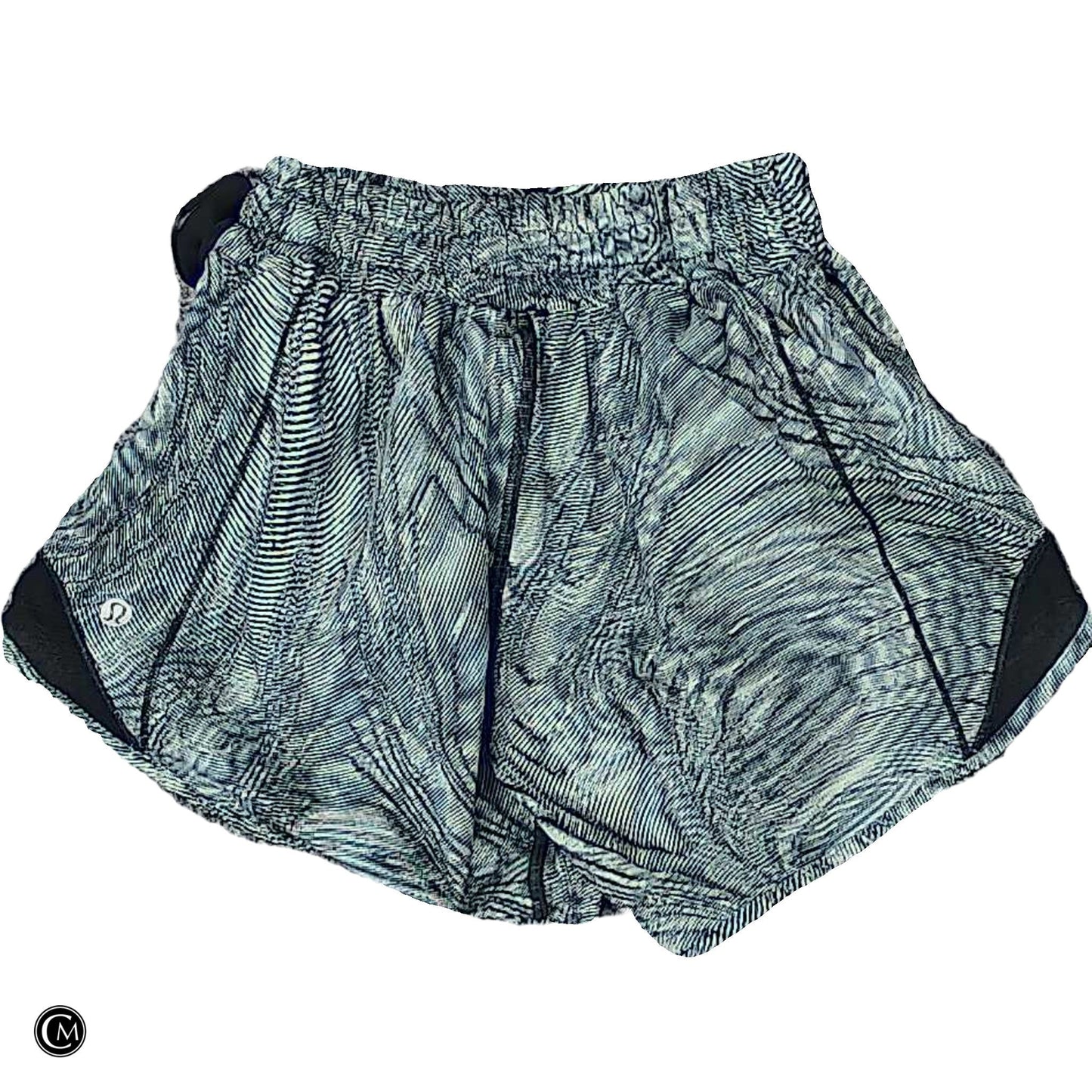 Athletic Shorts By Lululemon In Blue & Green, Size: Xs