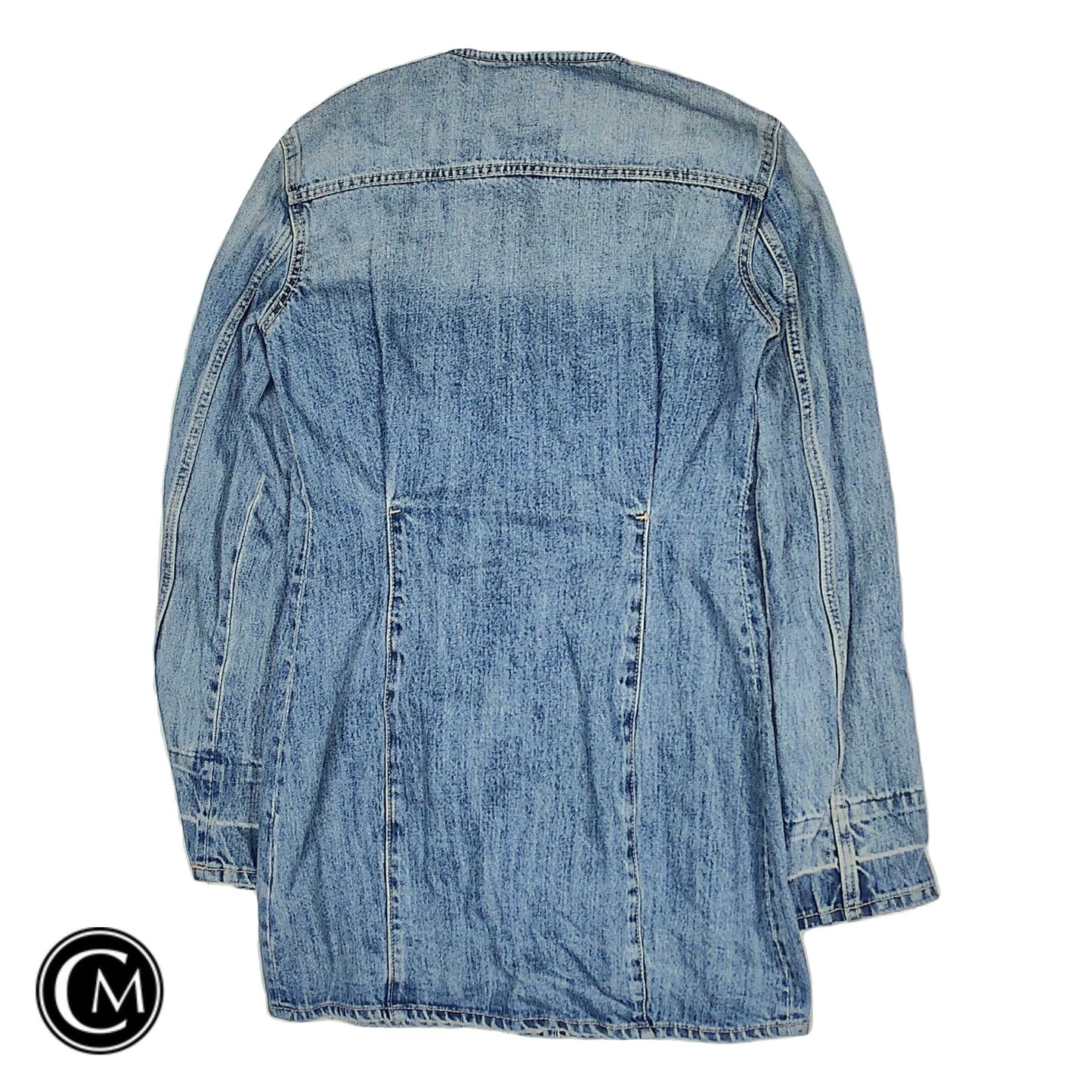 Jacket Denim By Zara In Blue Denim, Size: Xs