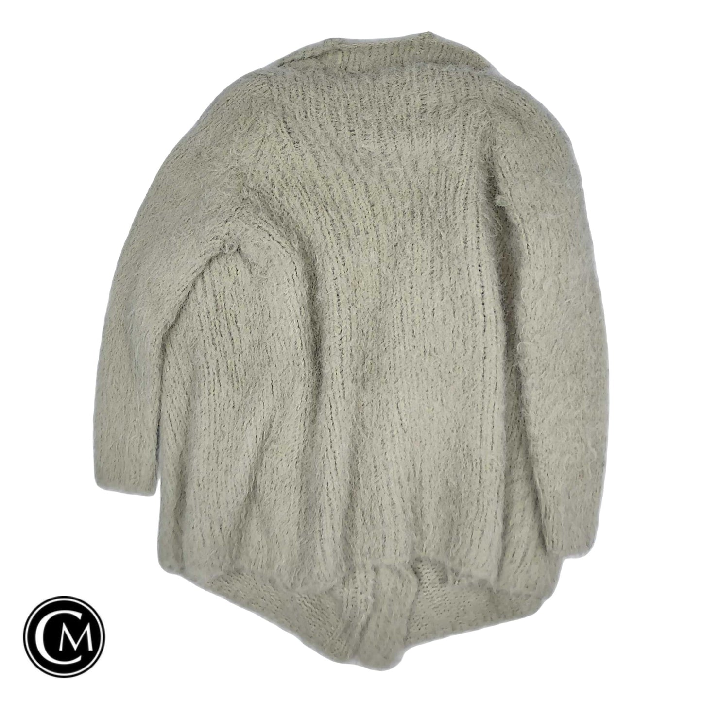Sweater Cardigan By Zara In Beige, Size: M image 2