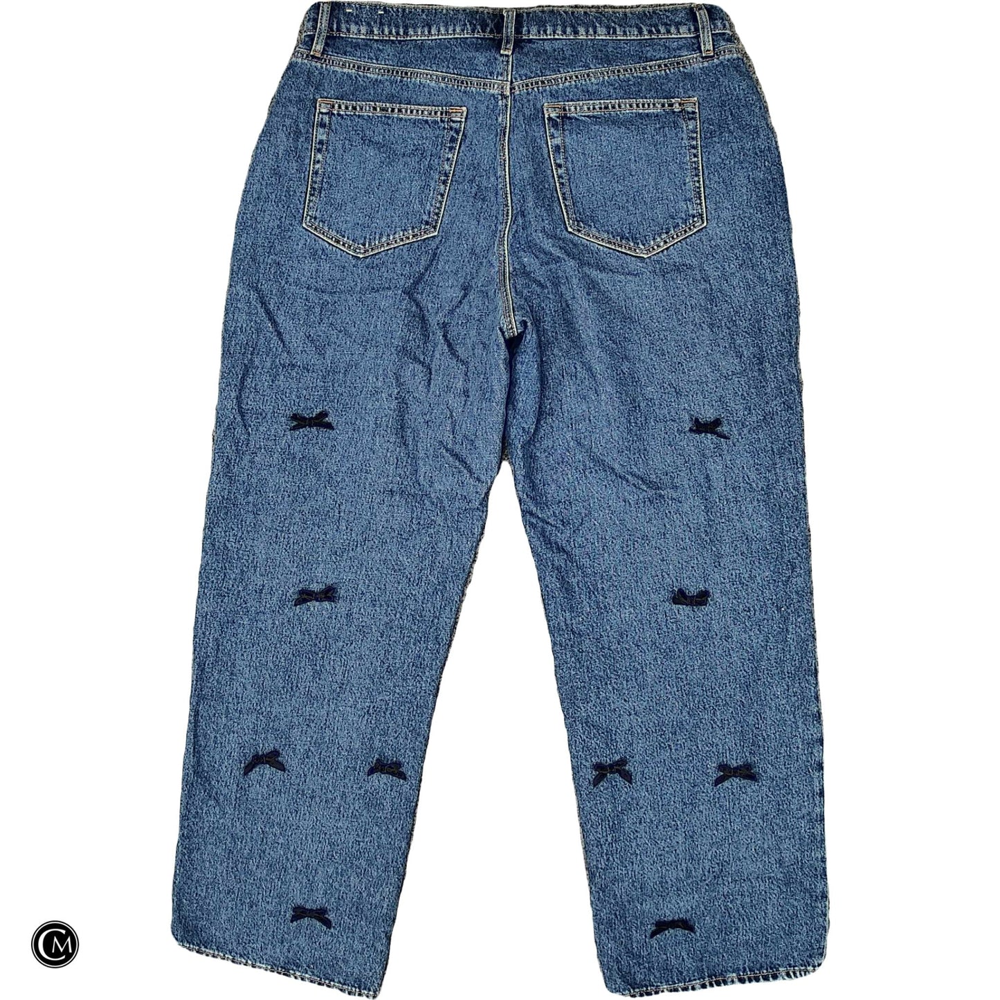 Jeans Straight By Loft In Blue Denim, Size: 12 image 2