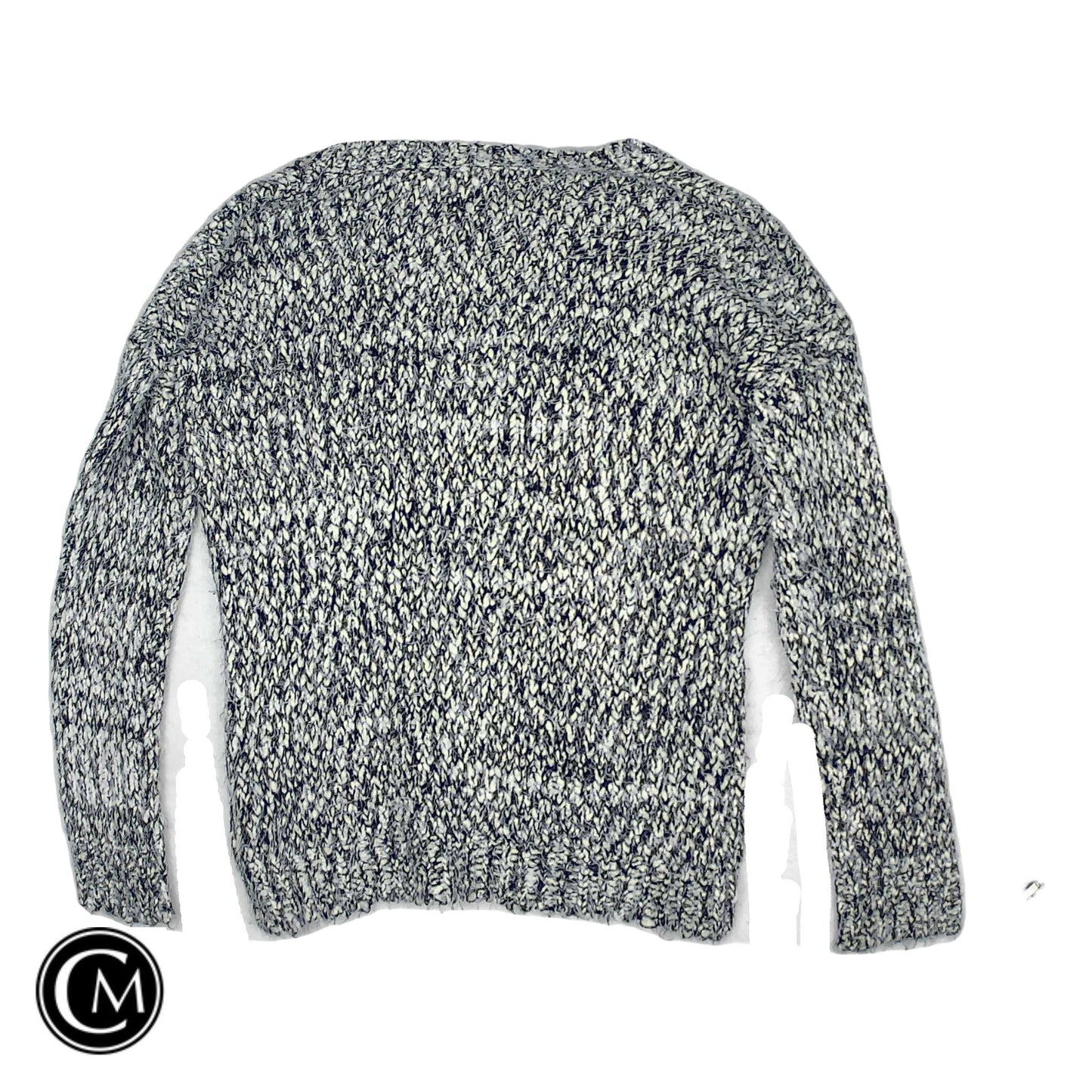Sweater By Joseph A. In Black & White, Size: M