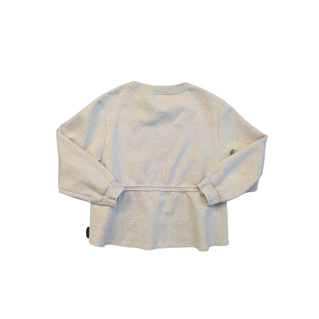 Athletic Sweatshirt Crewneck By Varley In Cream, Size:Xl