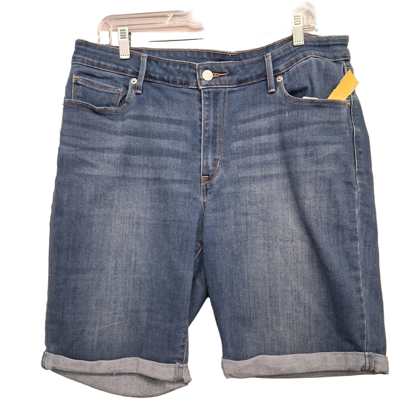 Shorts By Levis In Blue Denim, Size:16