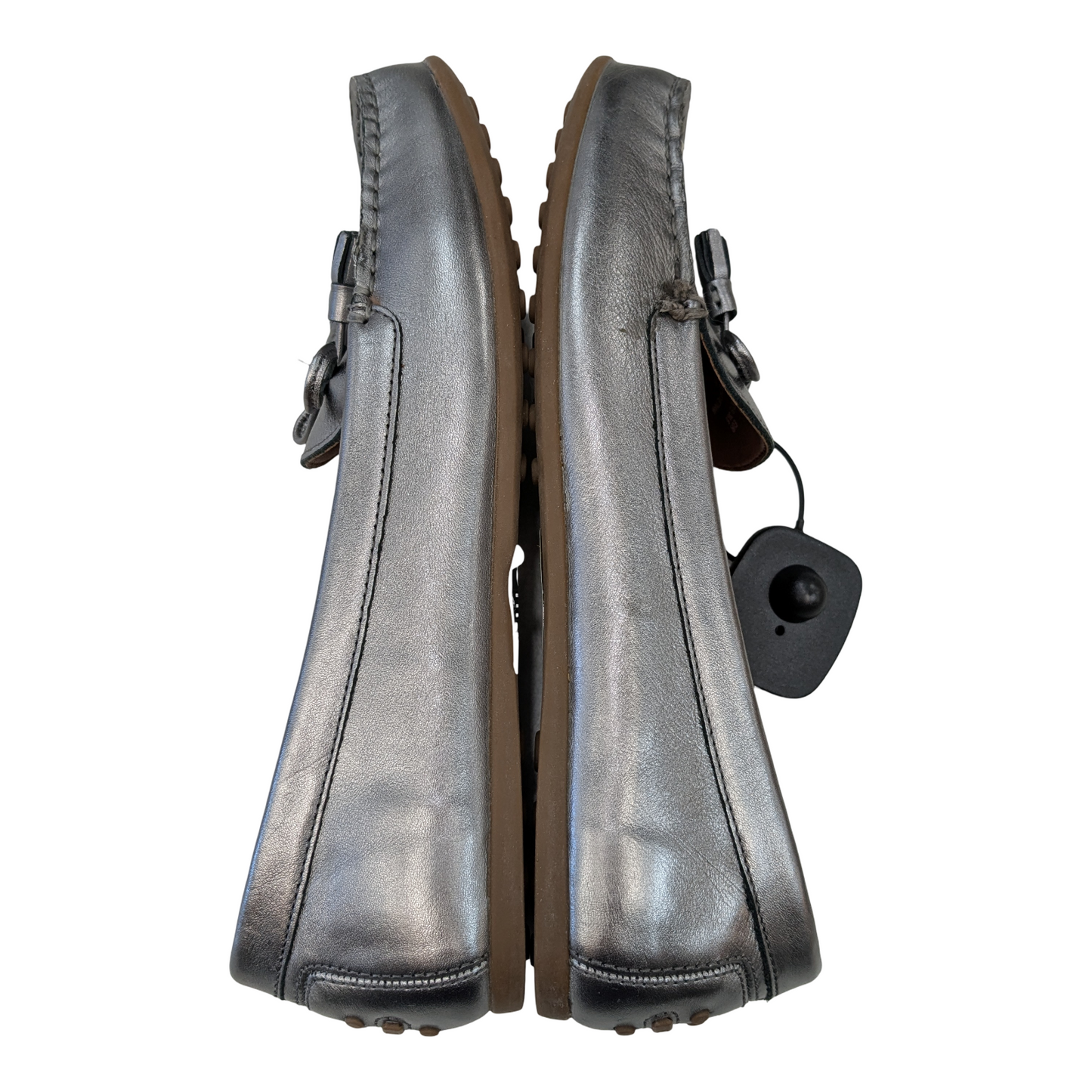 Shoes Designer By Coach In Silver, Size:9