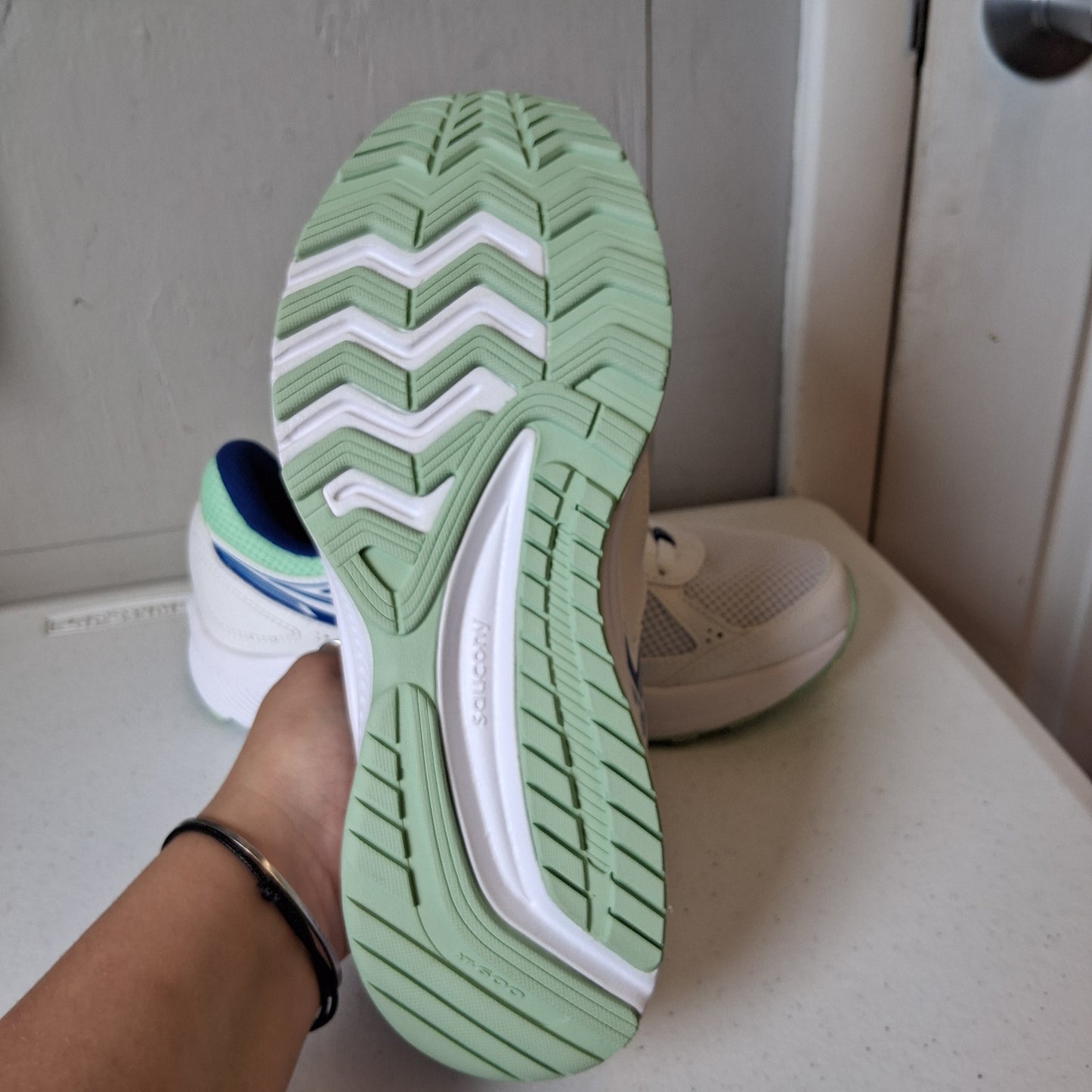 Shoes Athletic By Saucony In Blue & White, Size:9