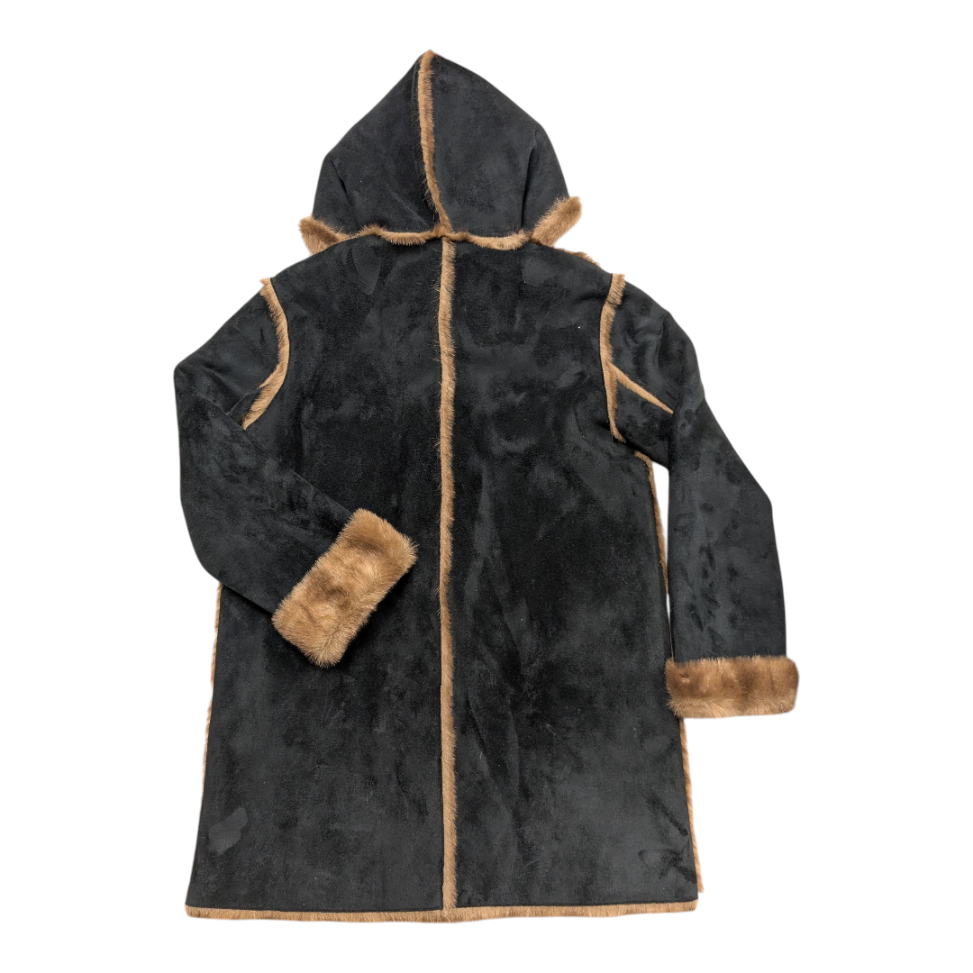 Coat Other By Dennis Basso Qvc In Black & Brown, Size:M