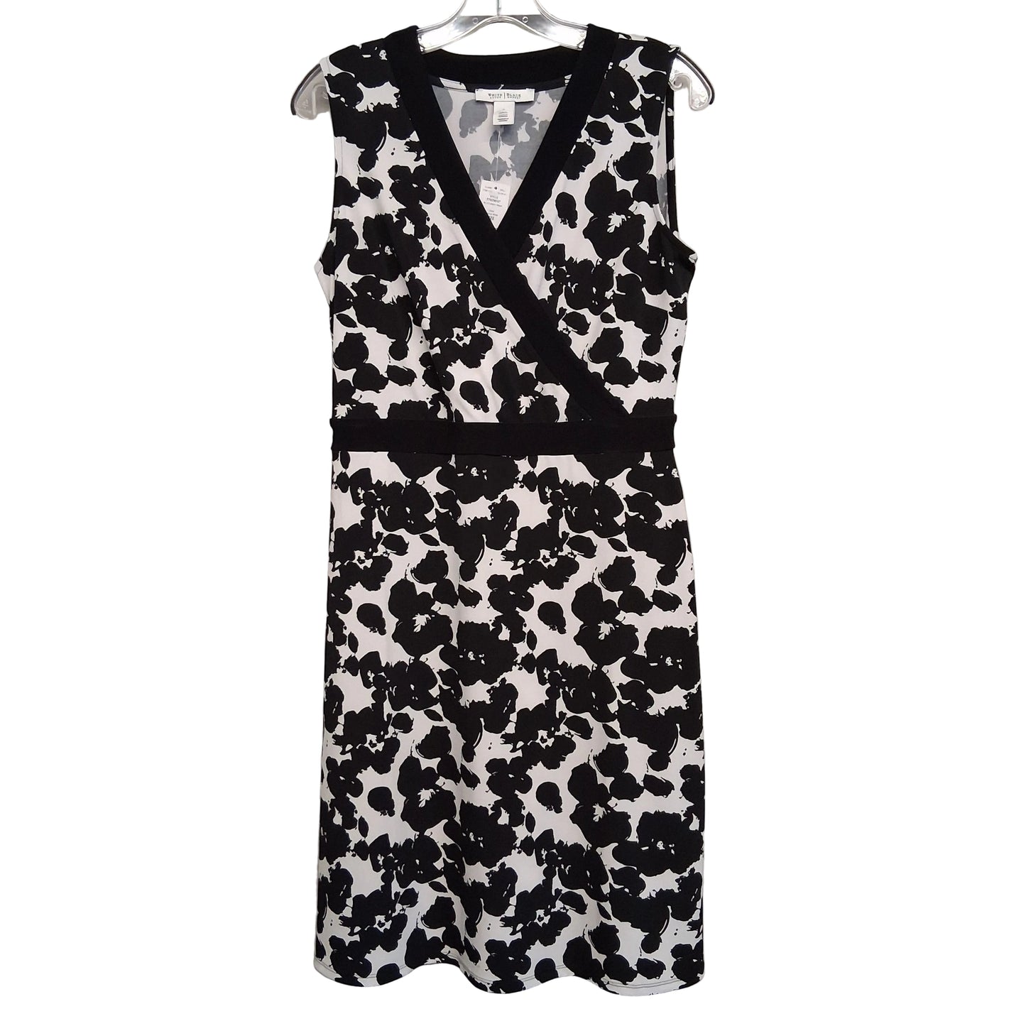 Dress Casual Short By White House Black Market In Black & White, Size:S