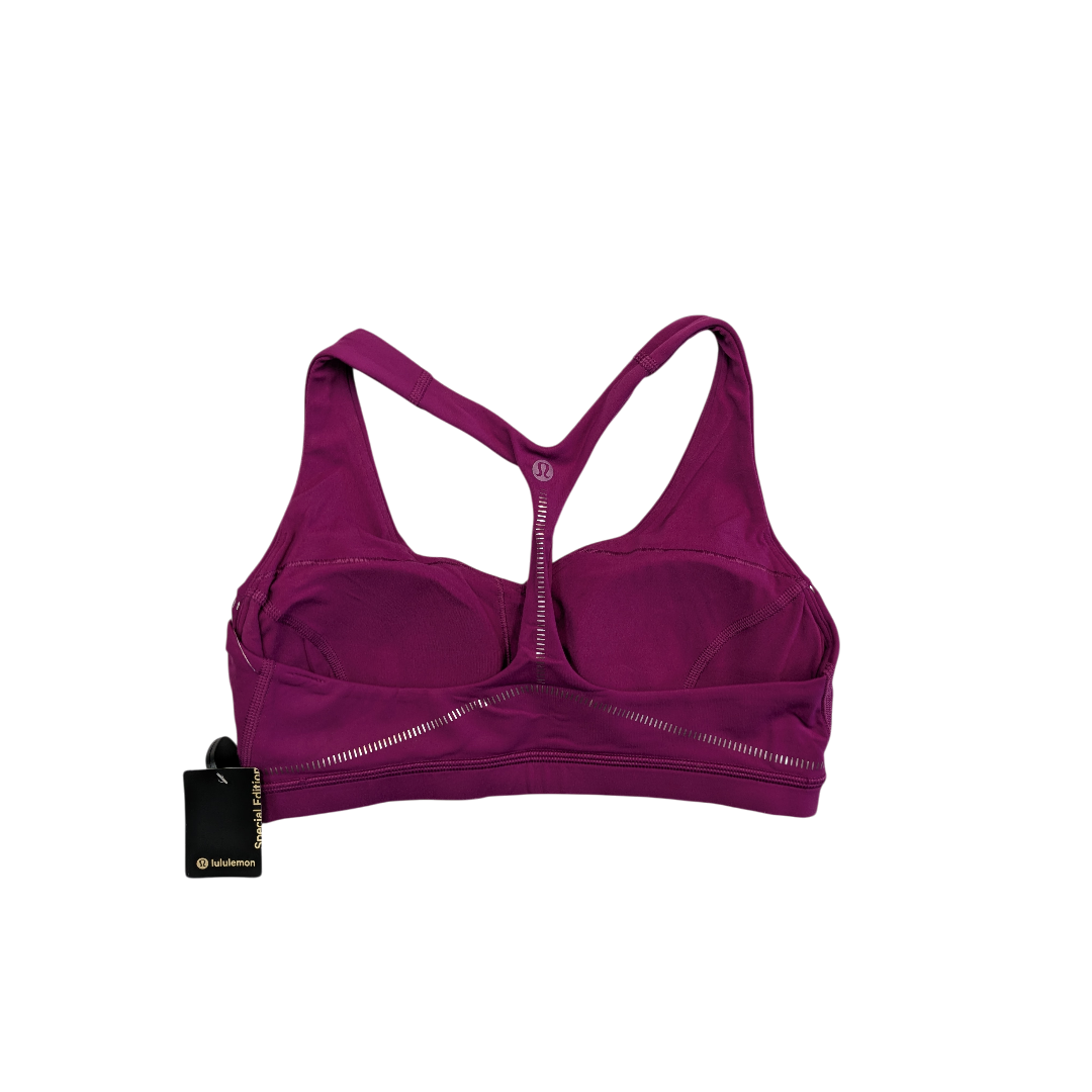 Athletic Bra By Lululemon In Purple, Size:10