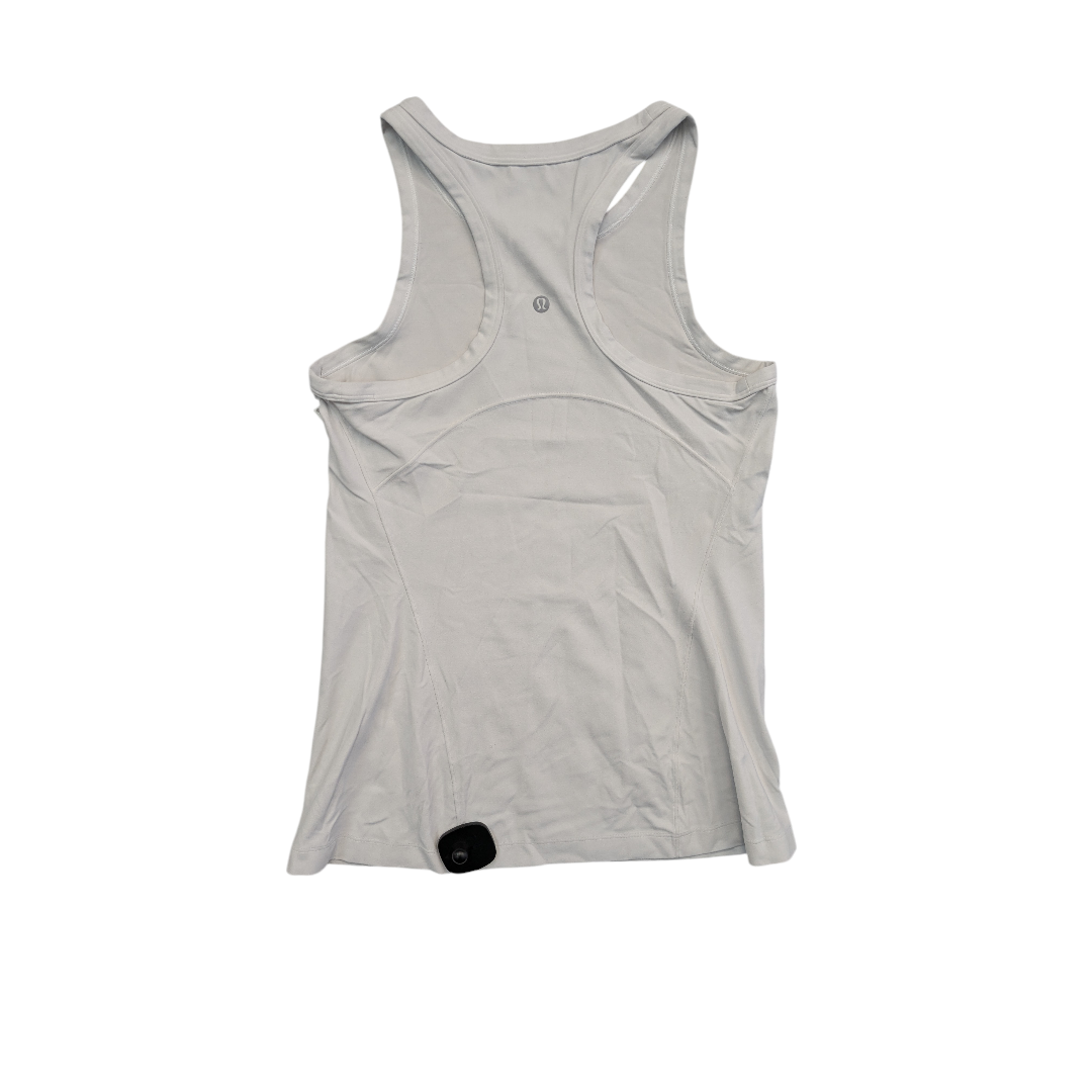 Athletic Tank Top By Lululemon In White, Size:8