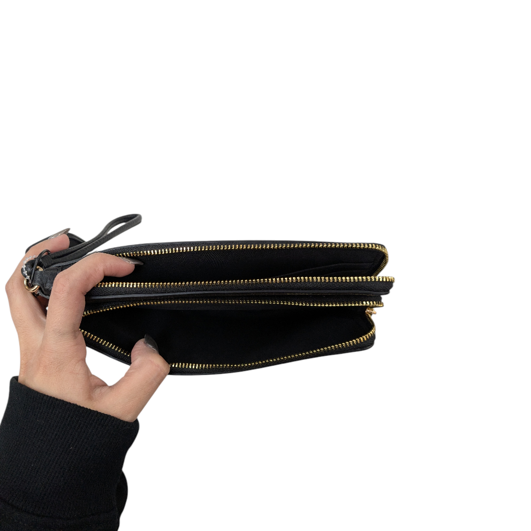 Wallet Designer By Coach In Black, Size:Large