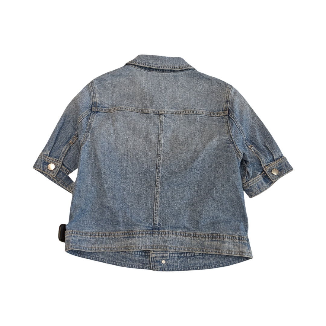 Jacket Denim By Talbots In Blue Denim, Size:S