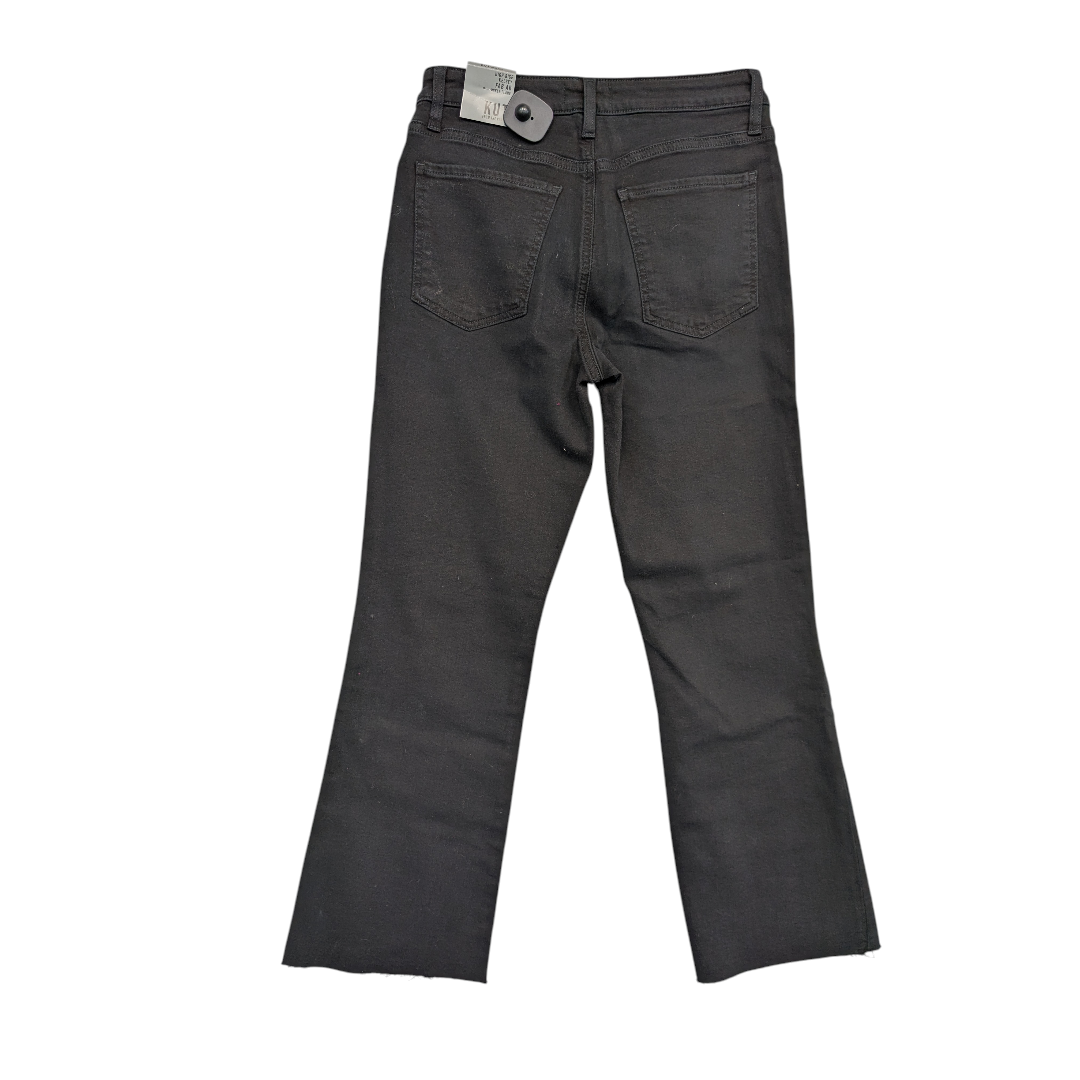 Jeans Flared By Kut In Black Denim, Size:4