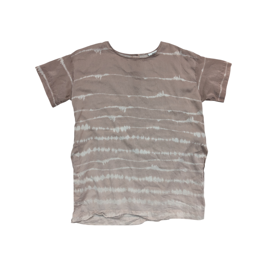 Top Ss By Pure Jill In Dusty Pink and White, Size:Mp