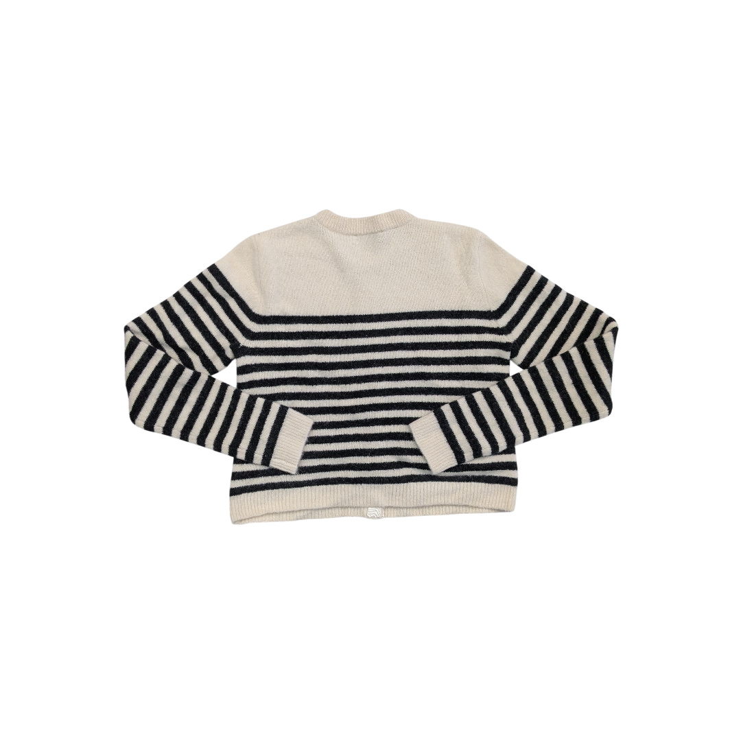 Sweater Cardigan By Madewell In Striped Pattern, Size:M