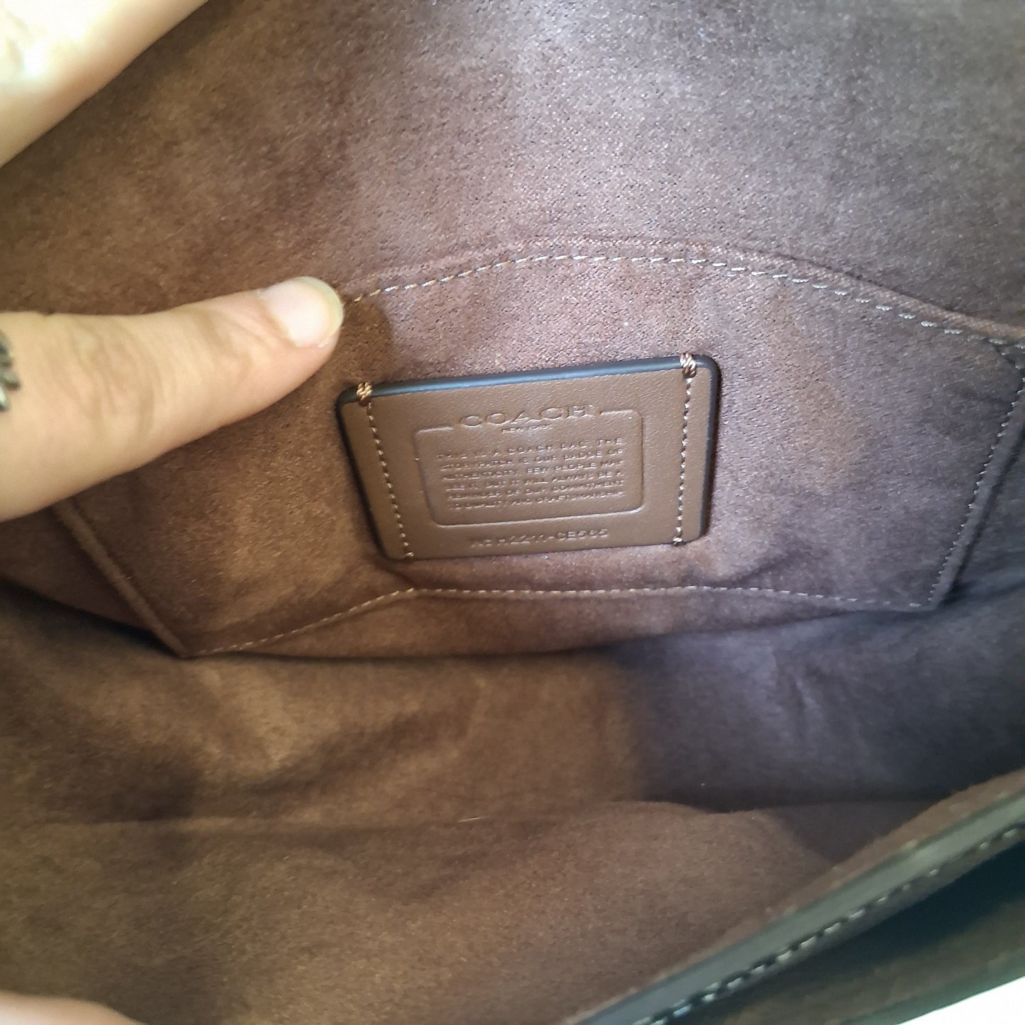 Crossbody Designer By Coach, Size: Medium
