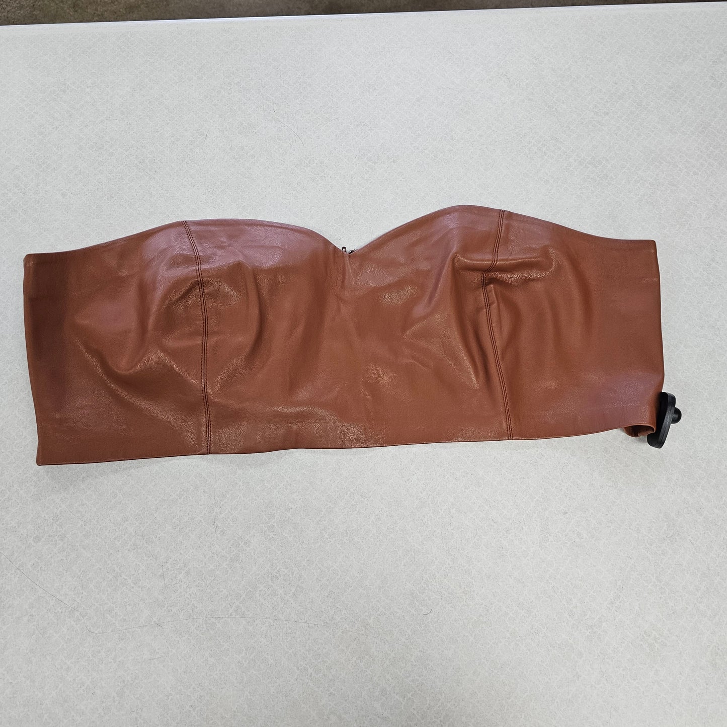 Top Sleeveless By Eloquii In Brown, Size:22