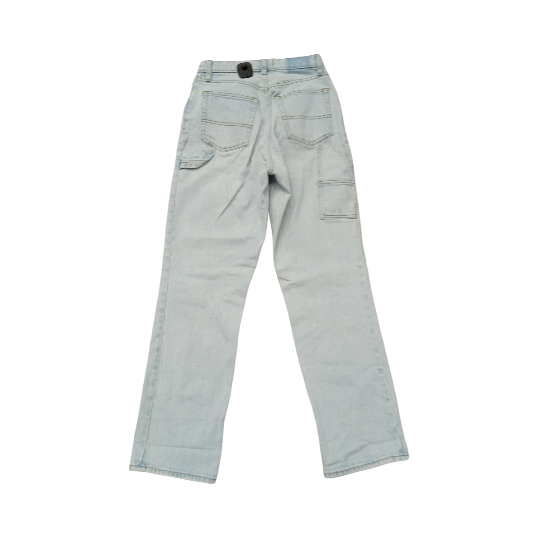 Jeans Straight By Abercrombie And Fitch In Blue Denim, Size:6