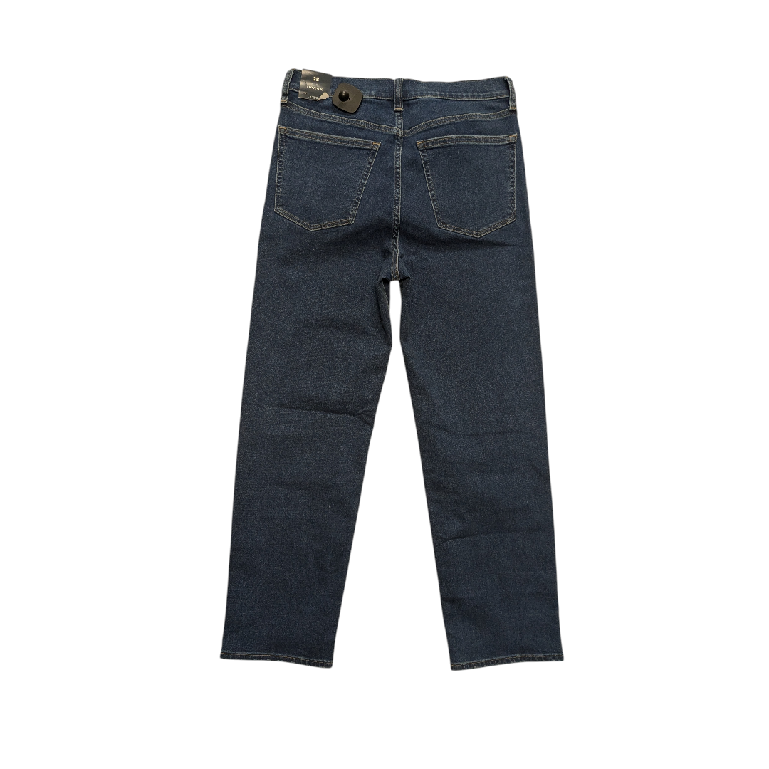 Jeans Straight By J. Crew In Blue Denim, Size:6