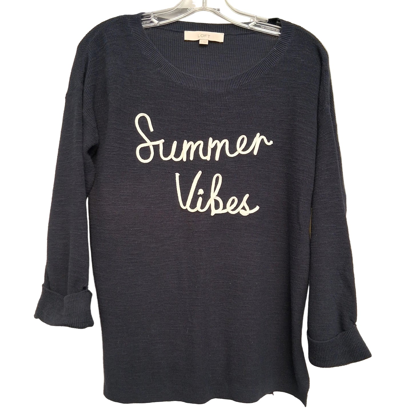 Sweater By Loft In Blue, Size:S