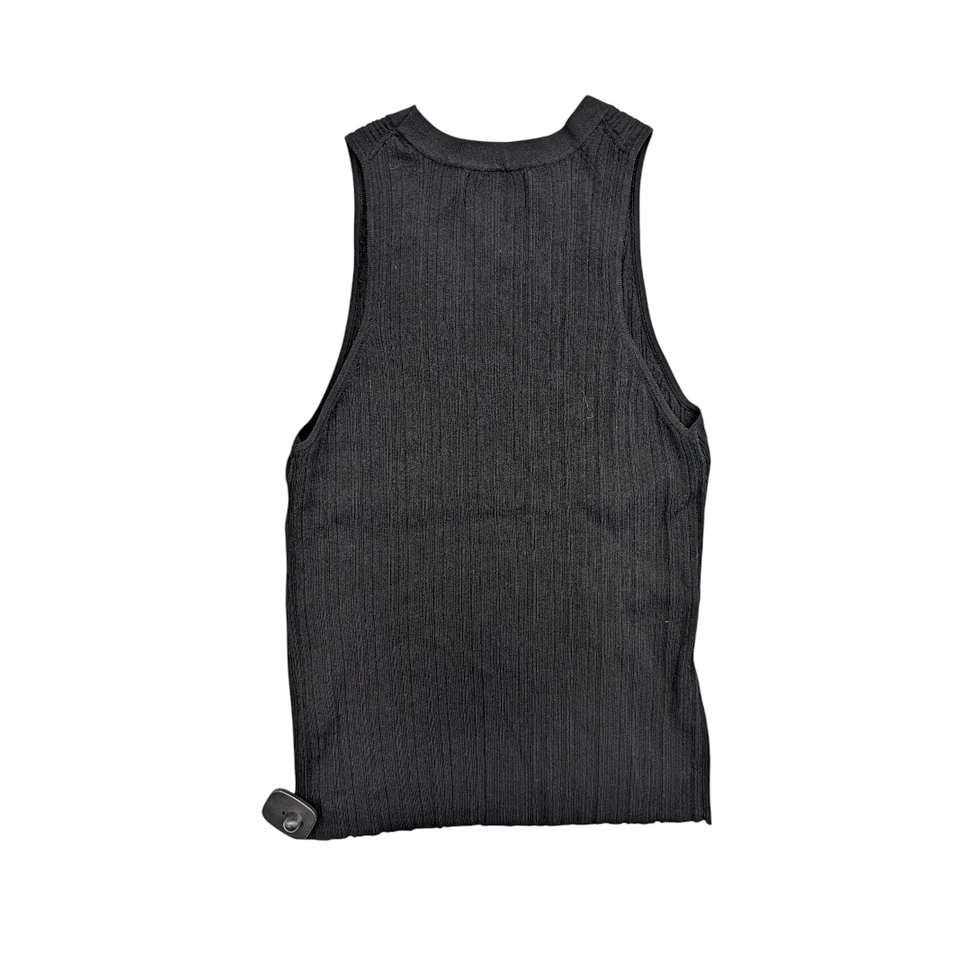 Top Sleeveless By Banana Republic In Black, Size:S