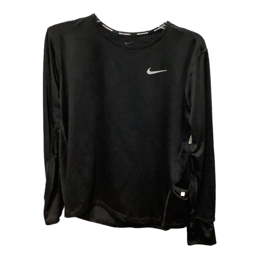 Athletic Top Long Sleeve Crewneck By Nike  Size: L